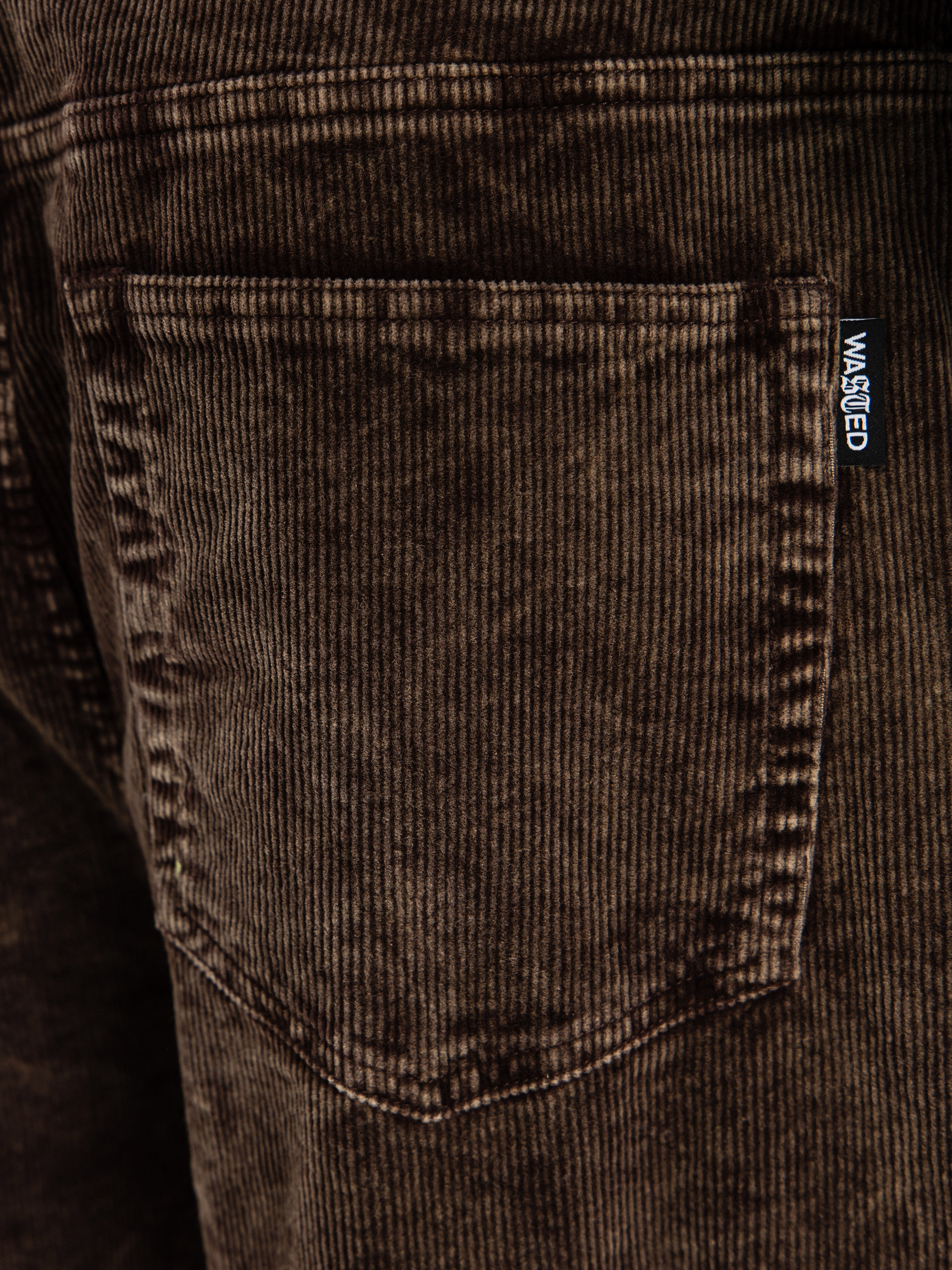 Nohavice Wasted Paris Faded Corduroy Casper (faded brown)