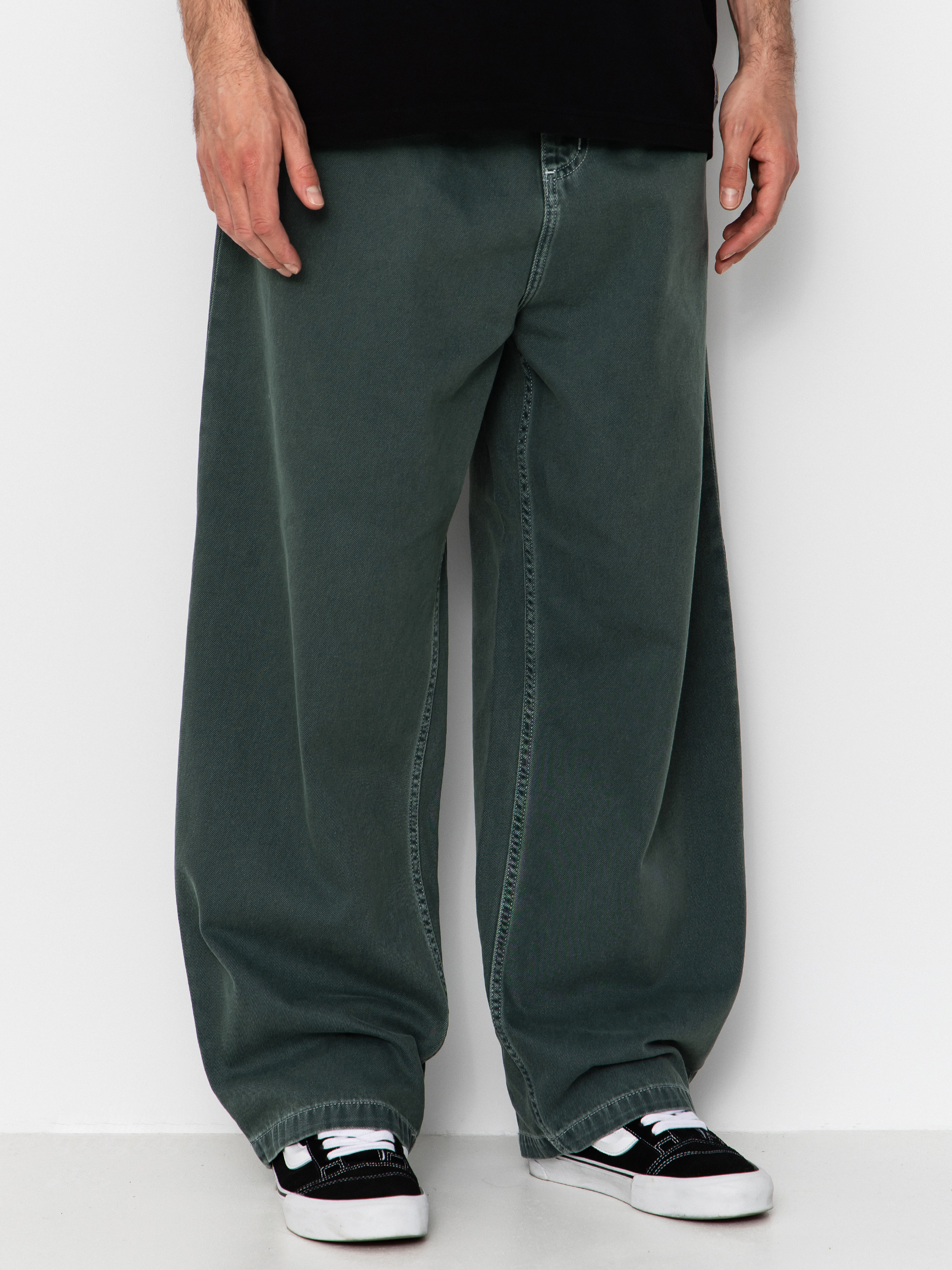 Nohavice Carhartt WIP Brandon (velvet green)