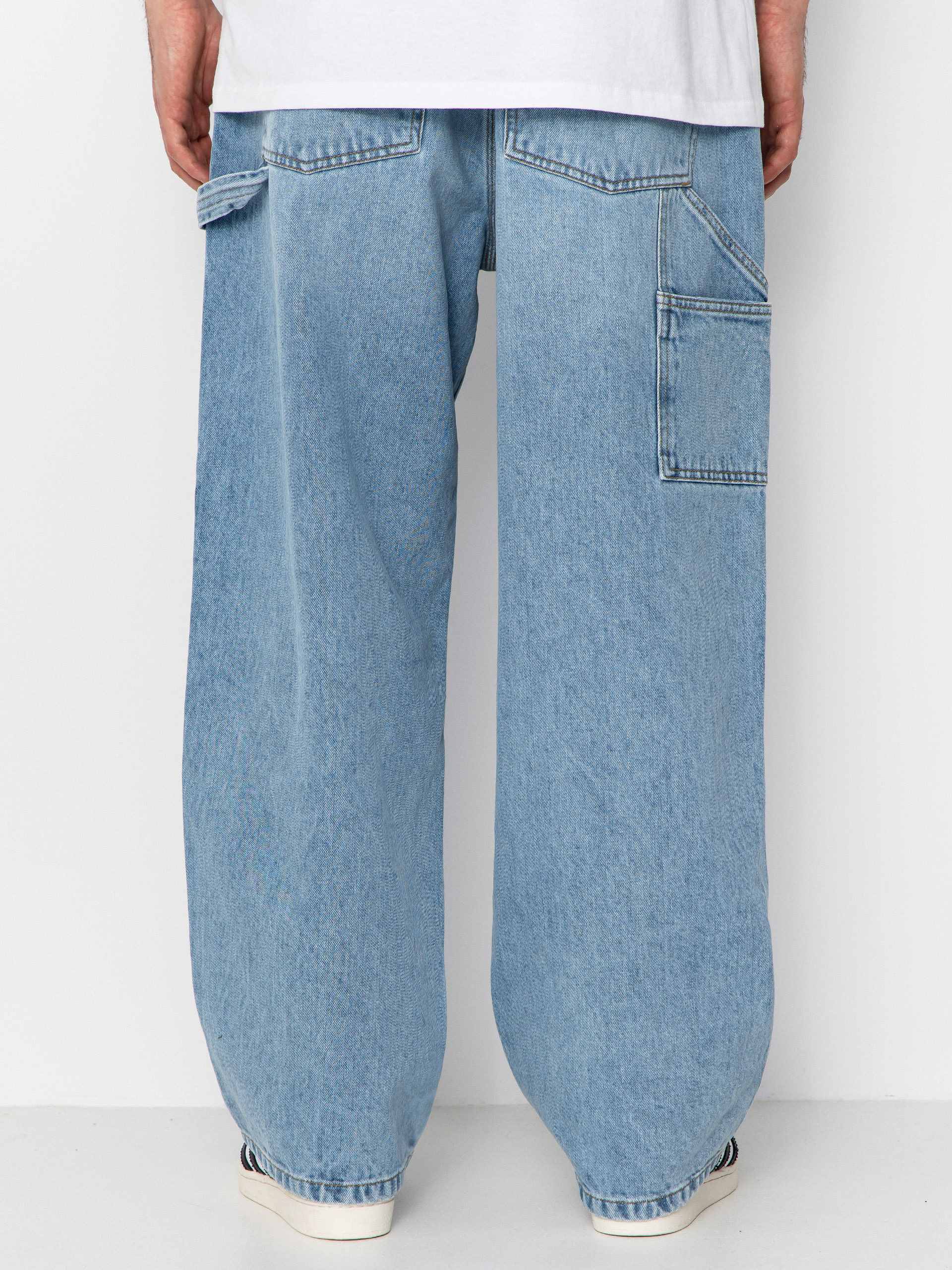 Nohavice Carhartt WIP Belmont (blue heavy worn bleached)