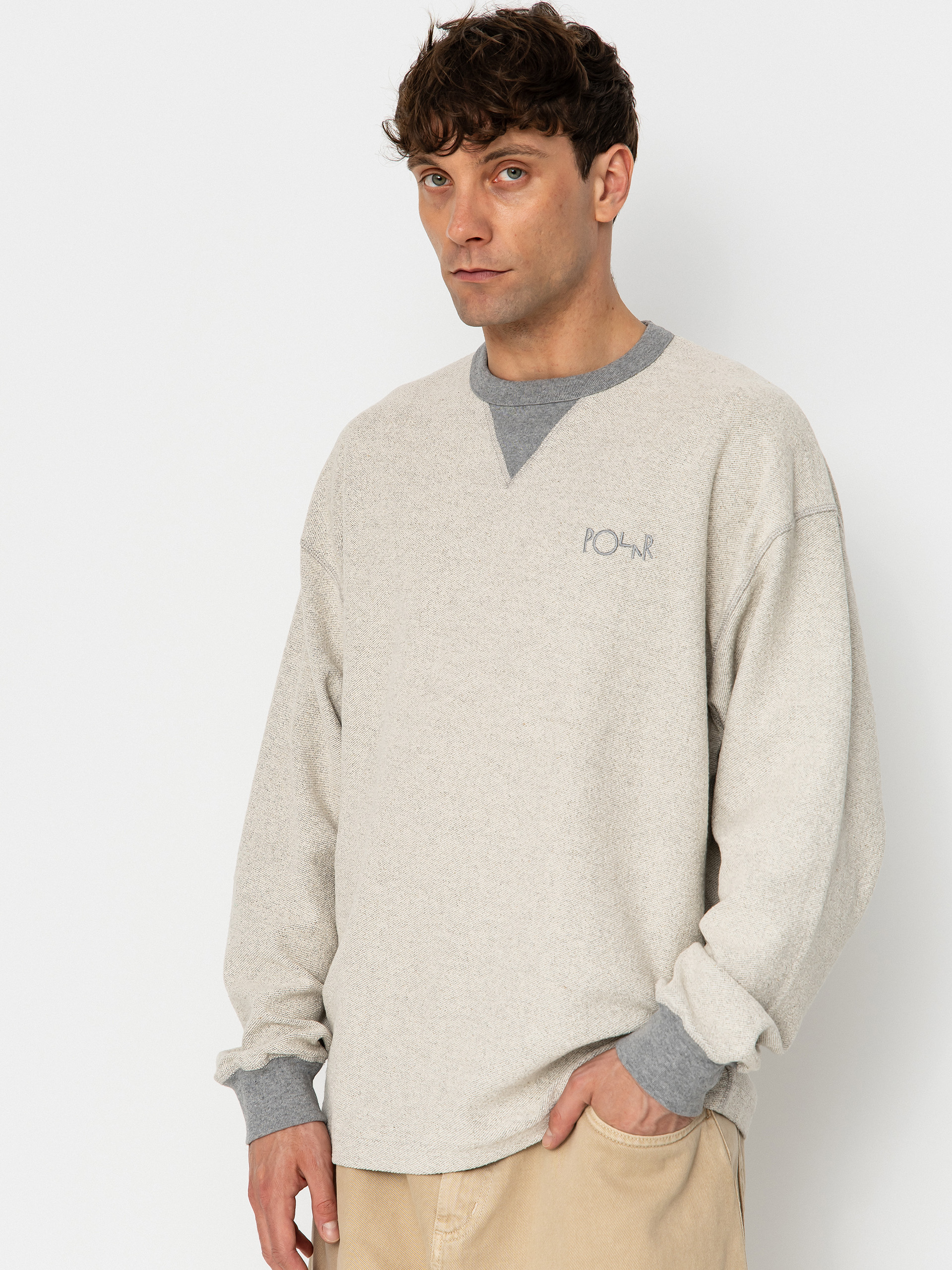 Sveter Polar Skate Reversed (heather grey)