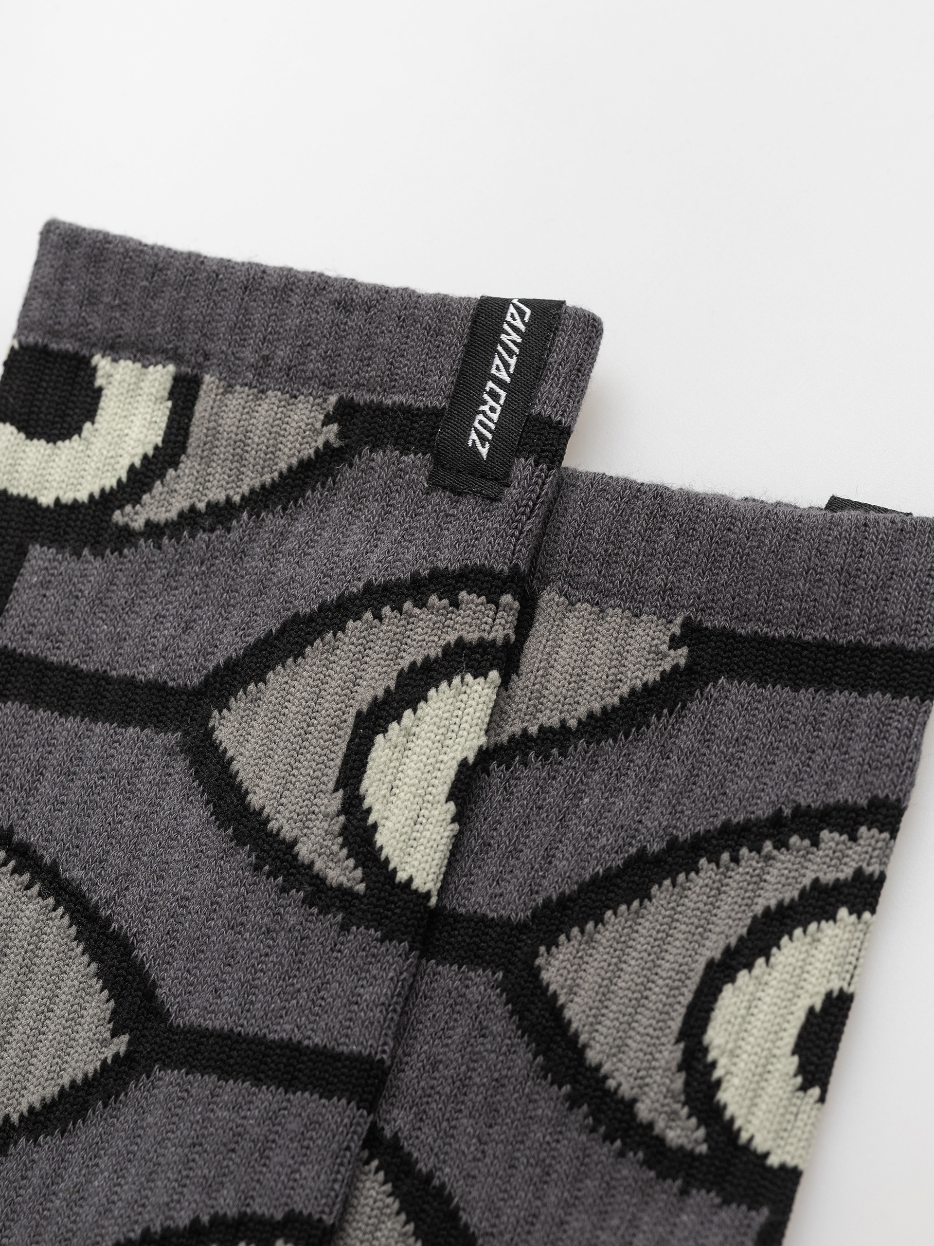 Ponožky Santa Cruz Salba Eyess 2pk (black & white)