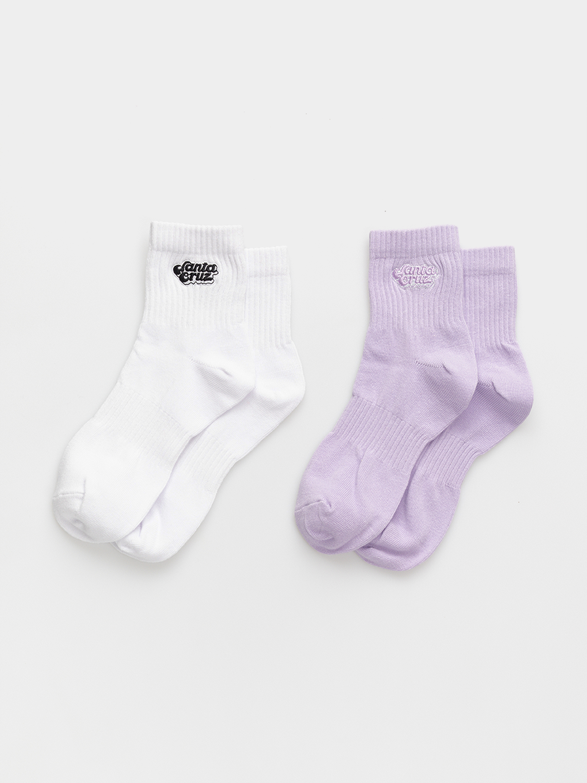 Ponožky Santa Cruz Groovy Stacks 2pk Wmn (white/lilac)
