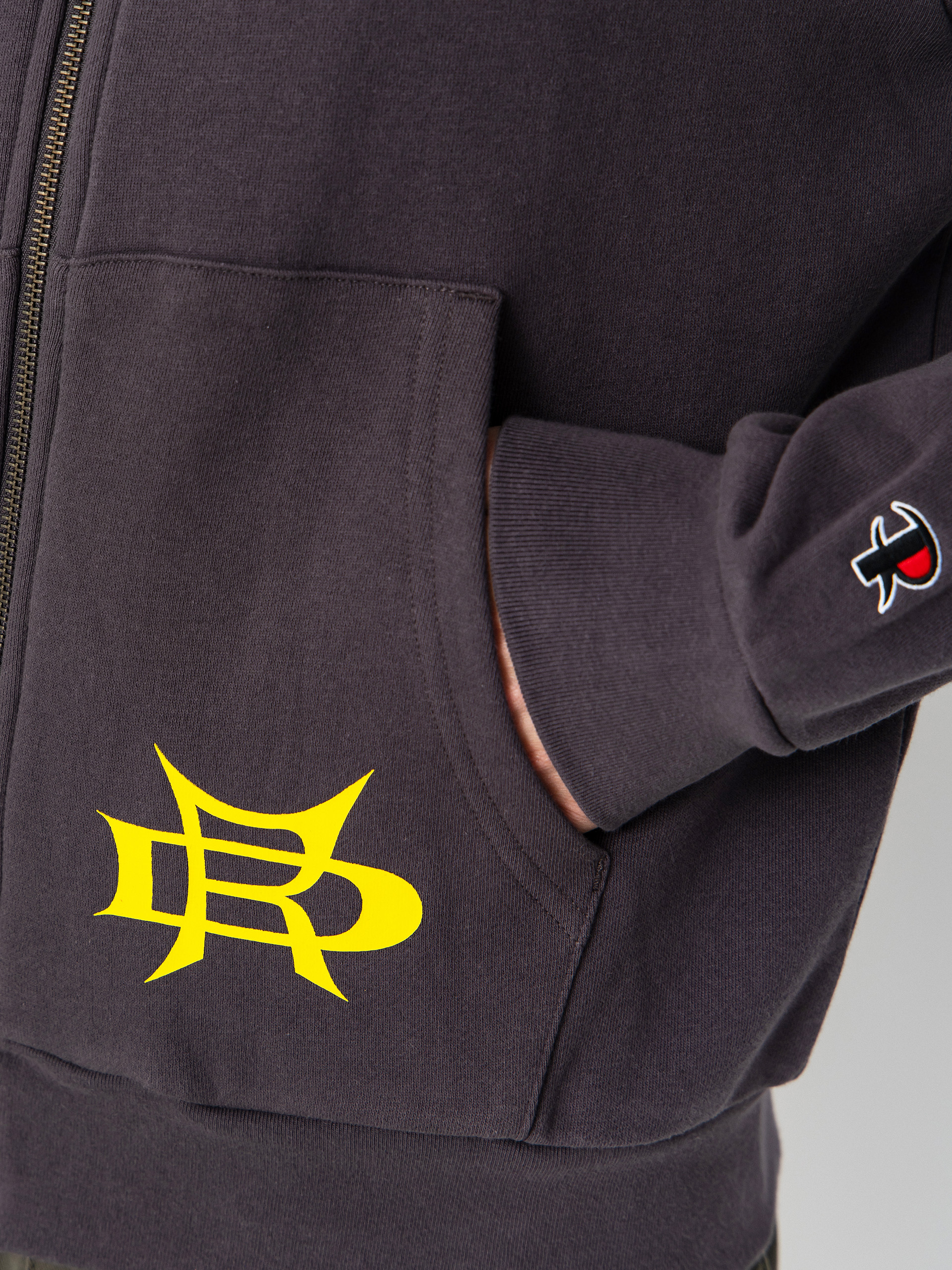 Mikina s kapucňou RipNDip Allure Zip HD (black)