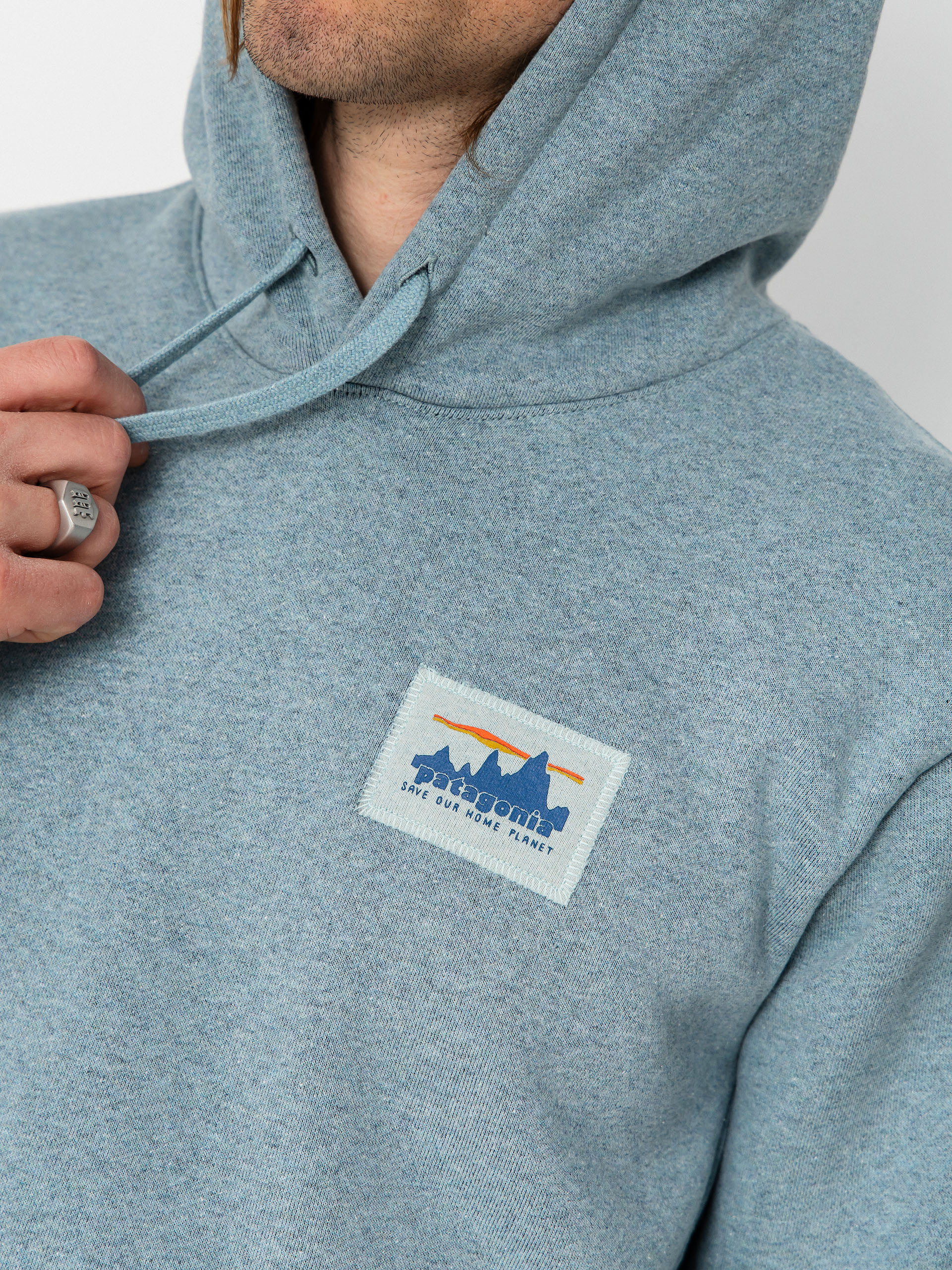 Mikina s kapucňou Patagonia 73 Skyline Uprisal HD (blue sage)