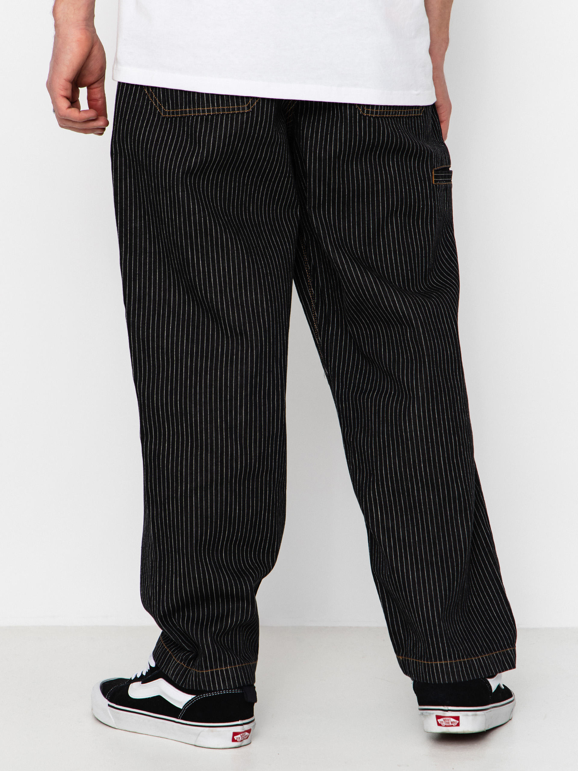 Nohavice Volcom Work Dialed (black stripe)