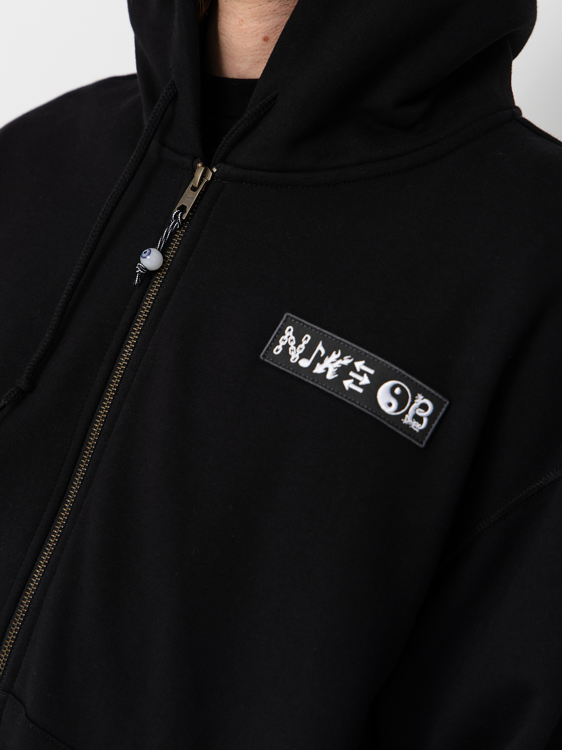 Mikina s kapucňou Nike SB Souvenir FLC ZHD (black)