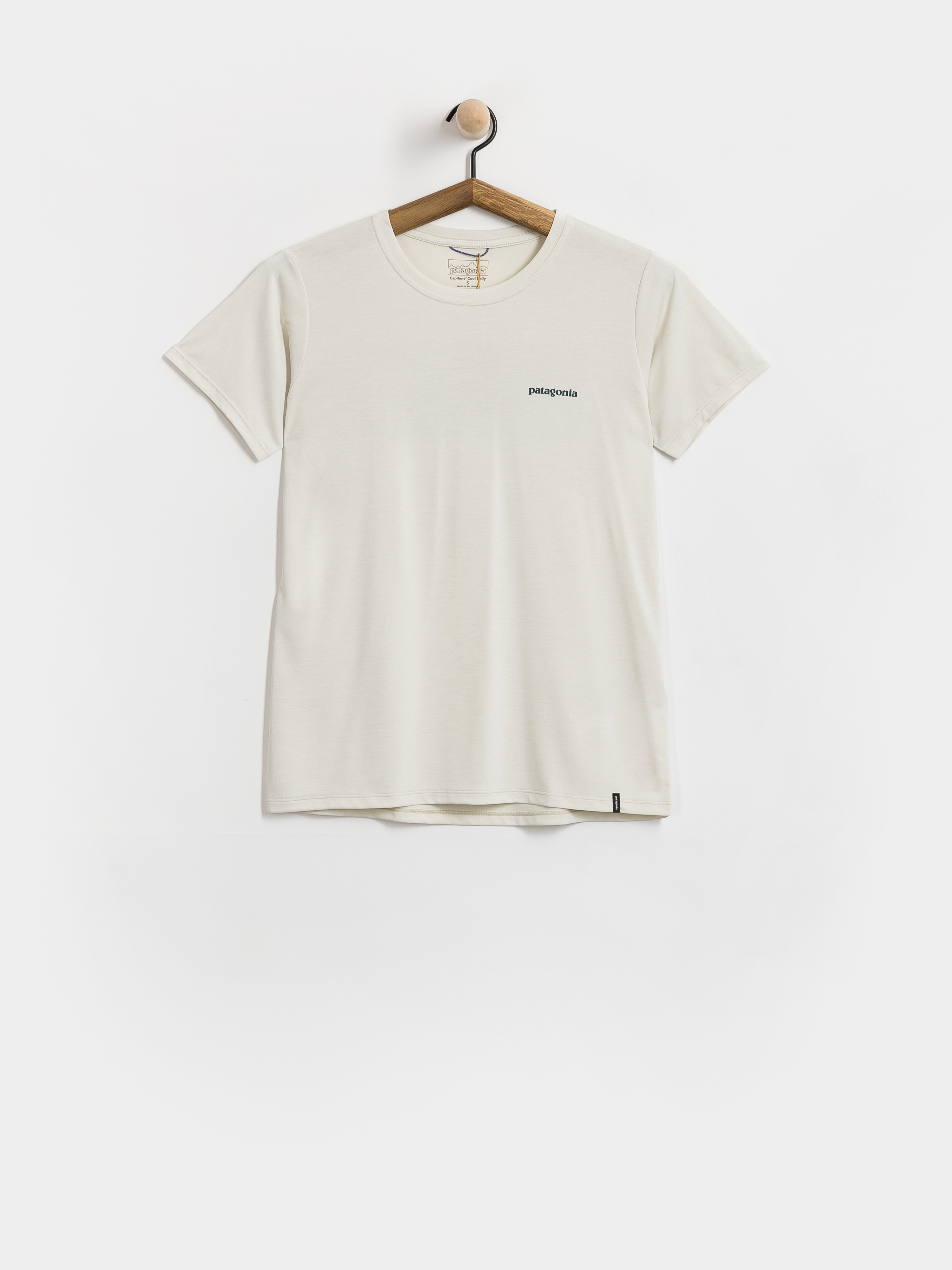 Tričko Patagonia Capilene Cool Boardshort Logo Wmn (dyno white)