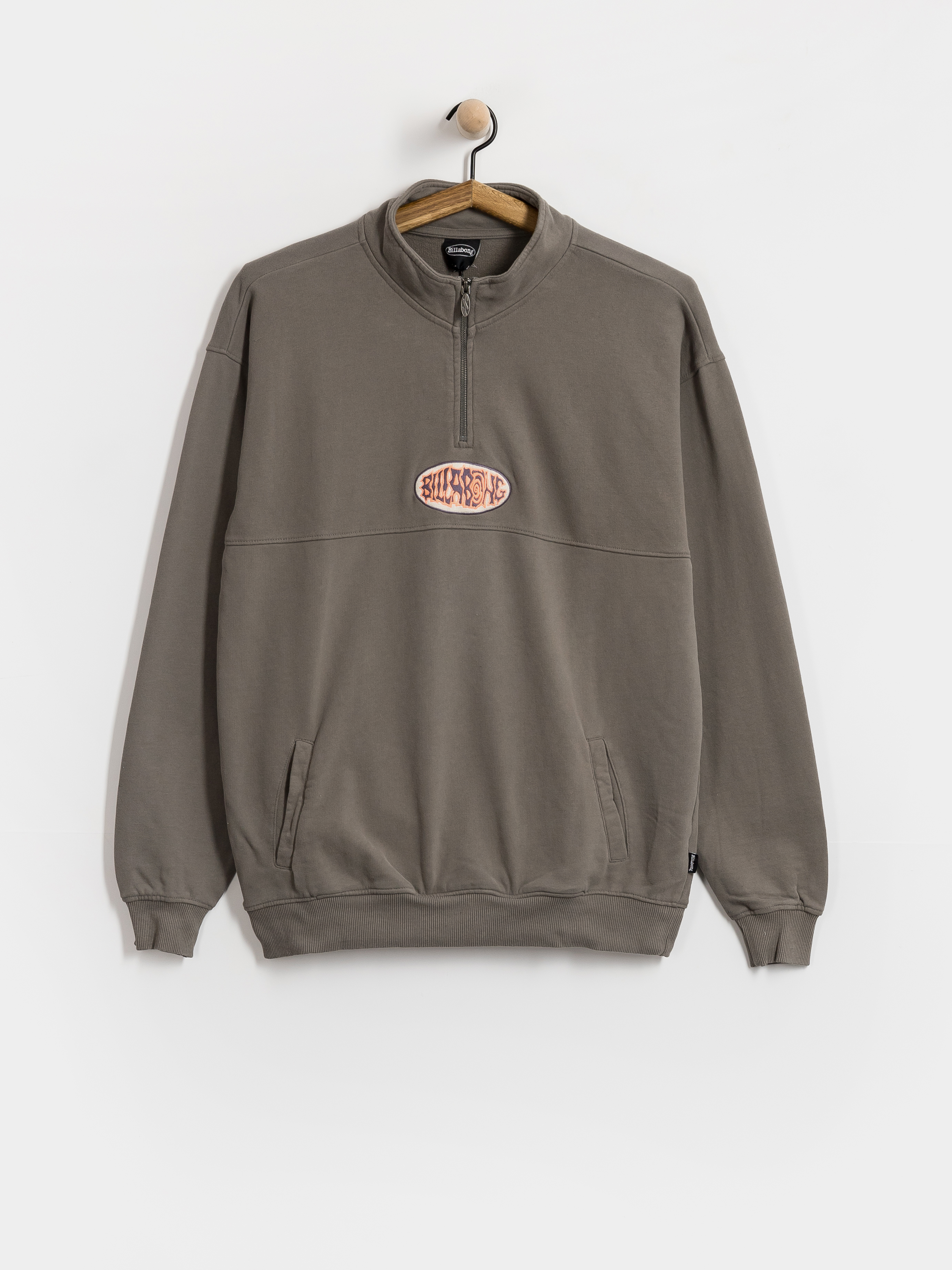 Mikina Billabong Core Lord Half Zip (pewter)