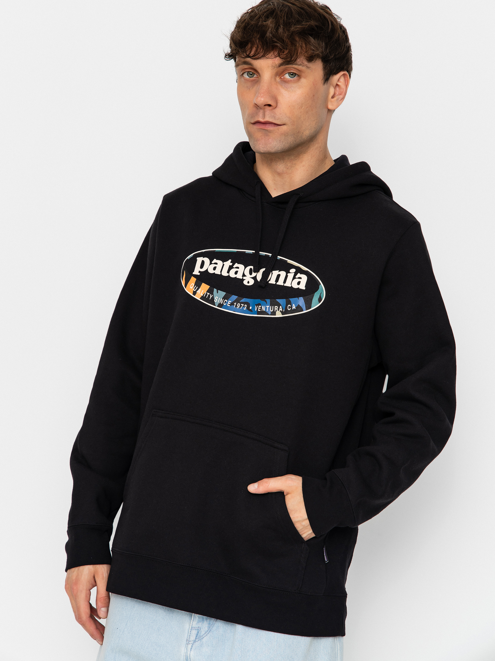 Mikina s kapucňou Patagonia 95 Oval Logo Uprisal HD