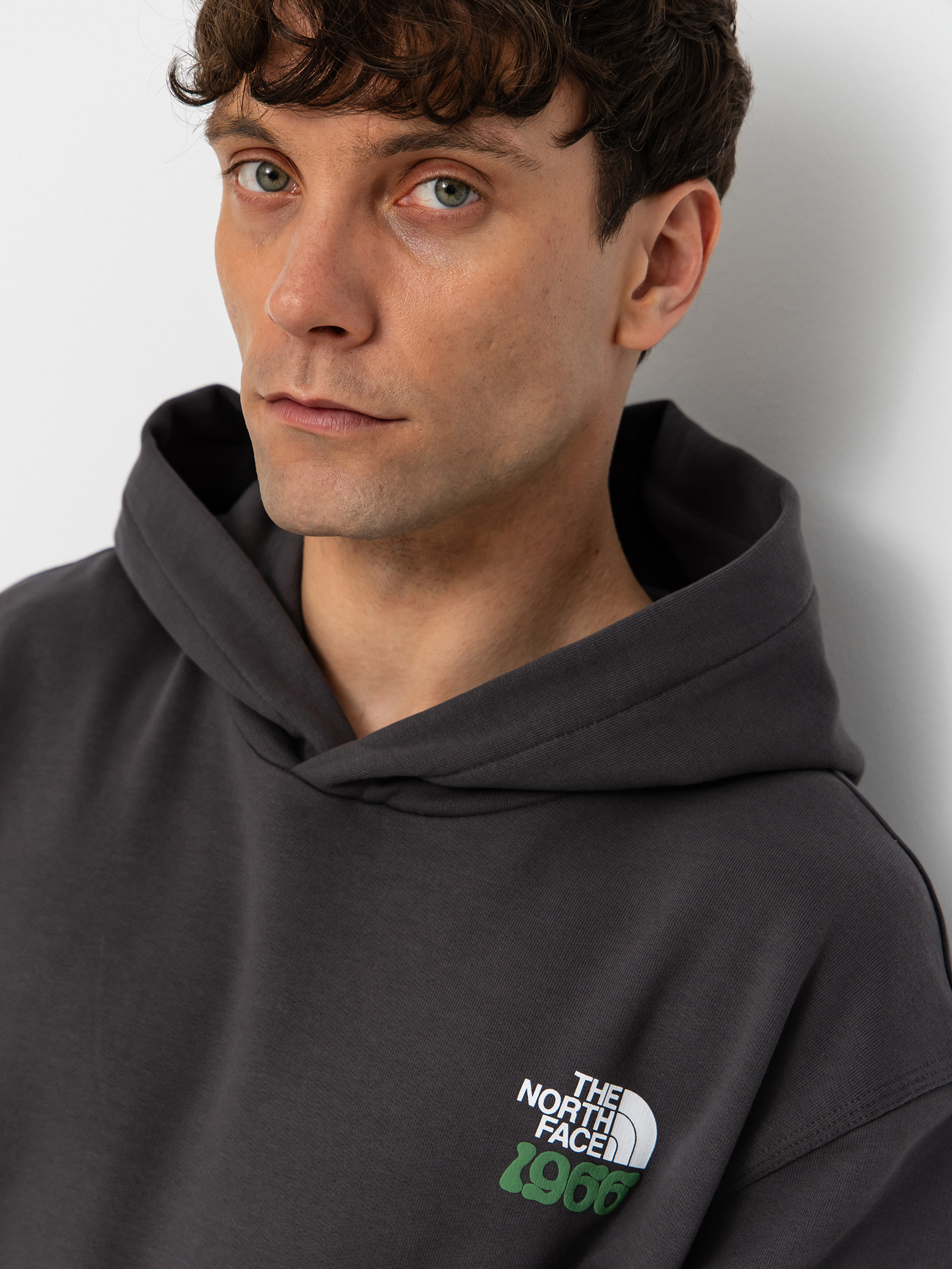 Mikina s kapucňou The North Face Motion Relaxed HD (anthracite grey)