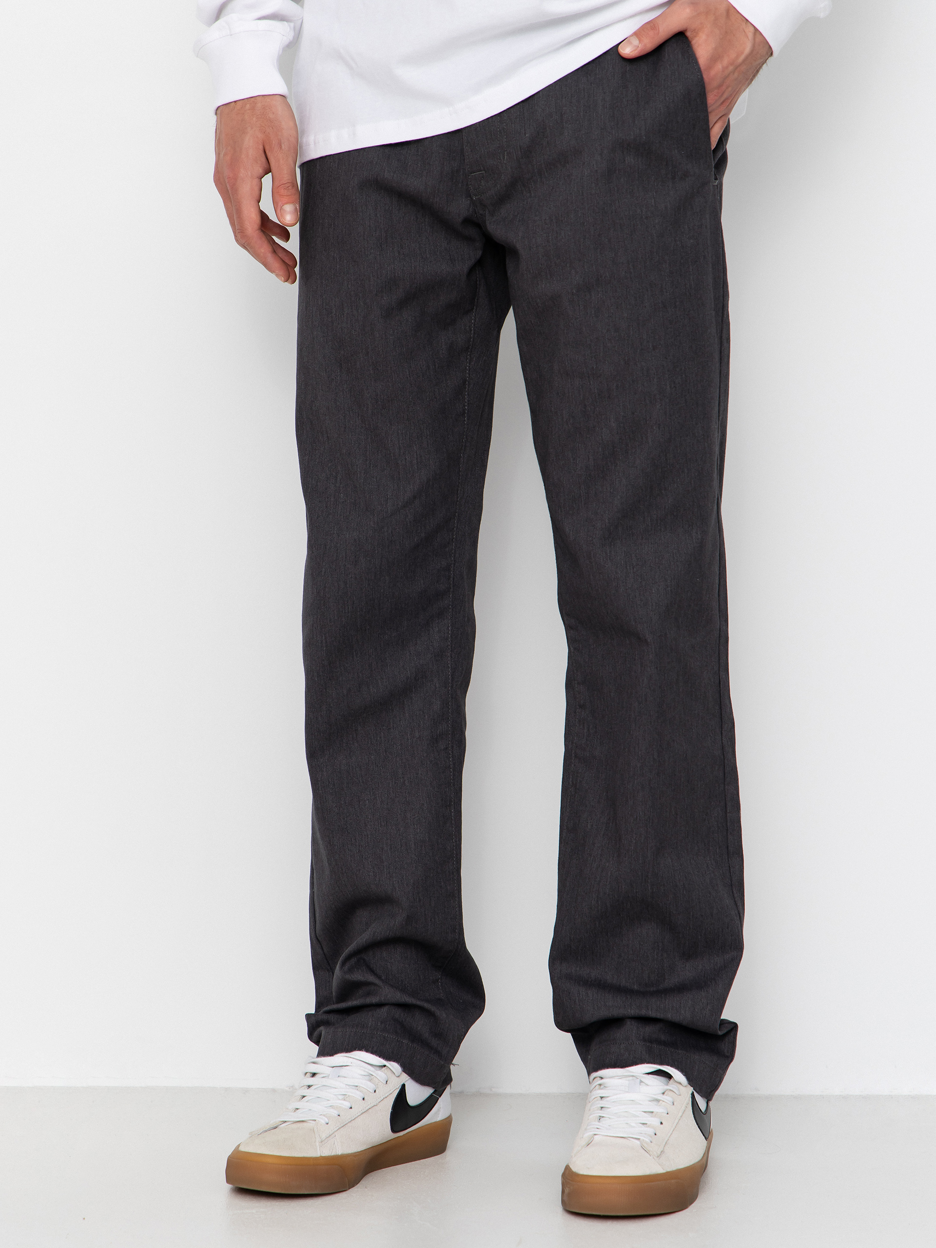 Nohavice Volcom Frickin Modern Stret (charcoal heather)