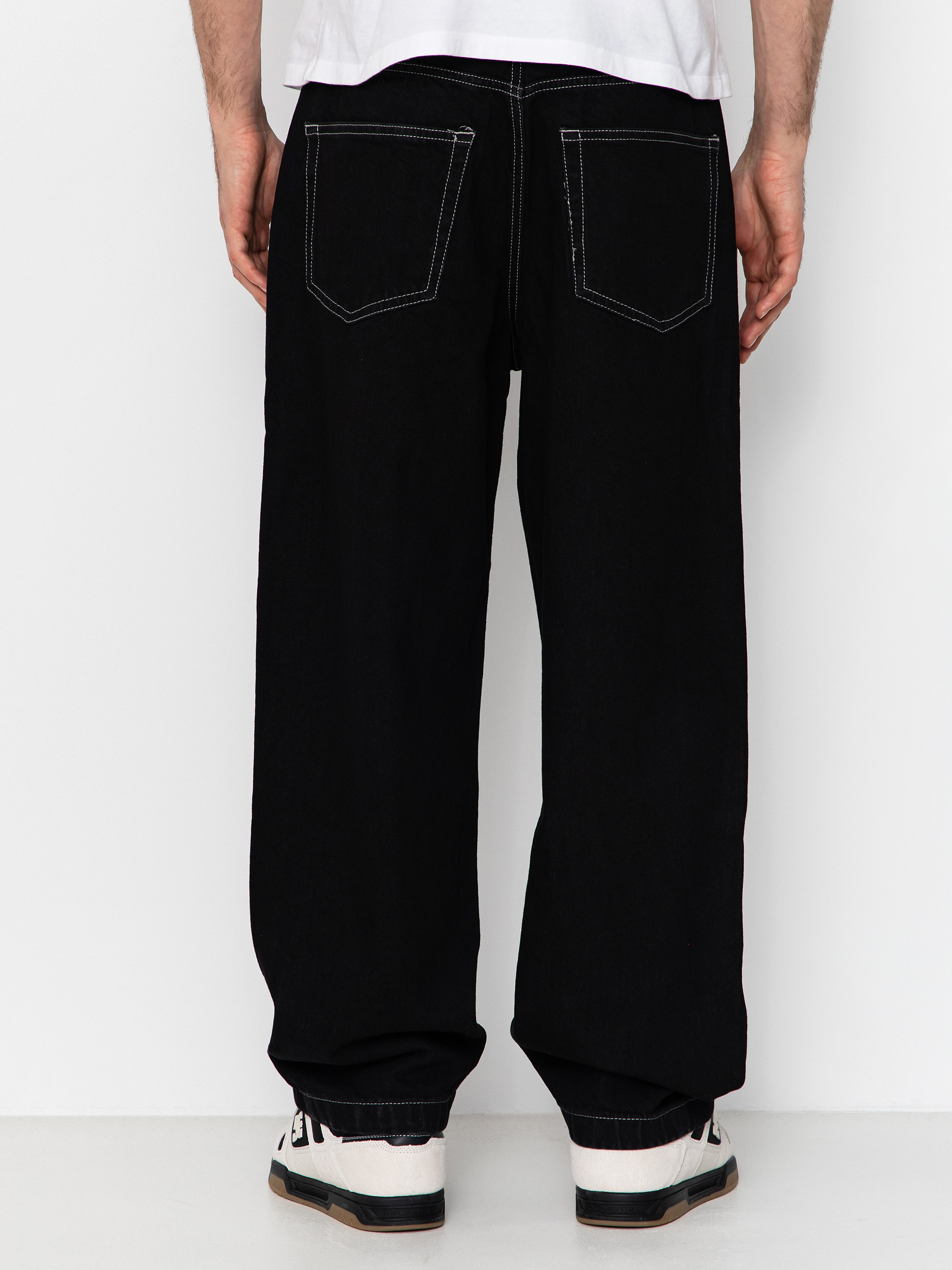 Nohavice DC Baggy Denim (black tint)
