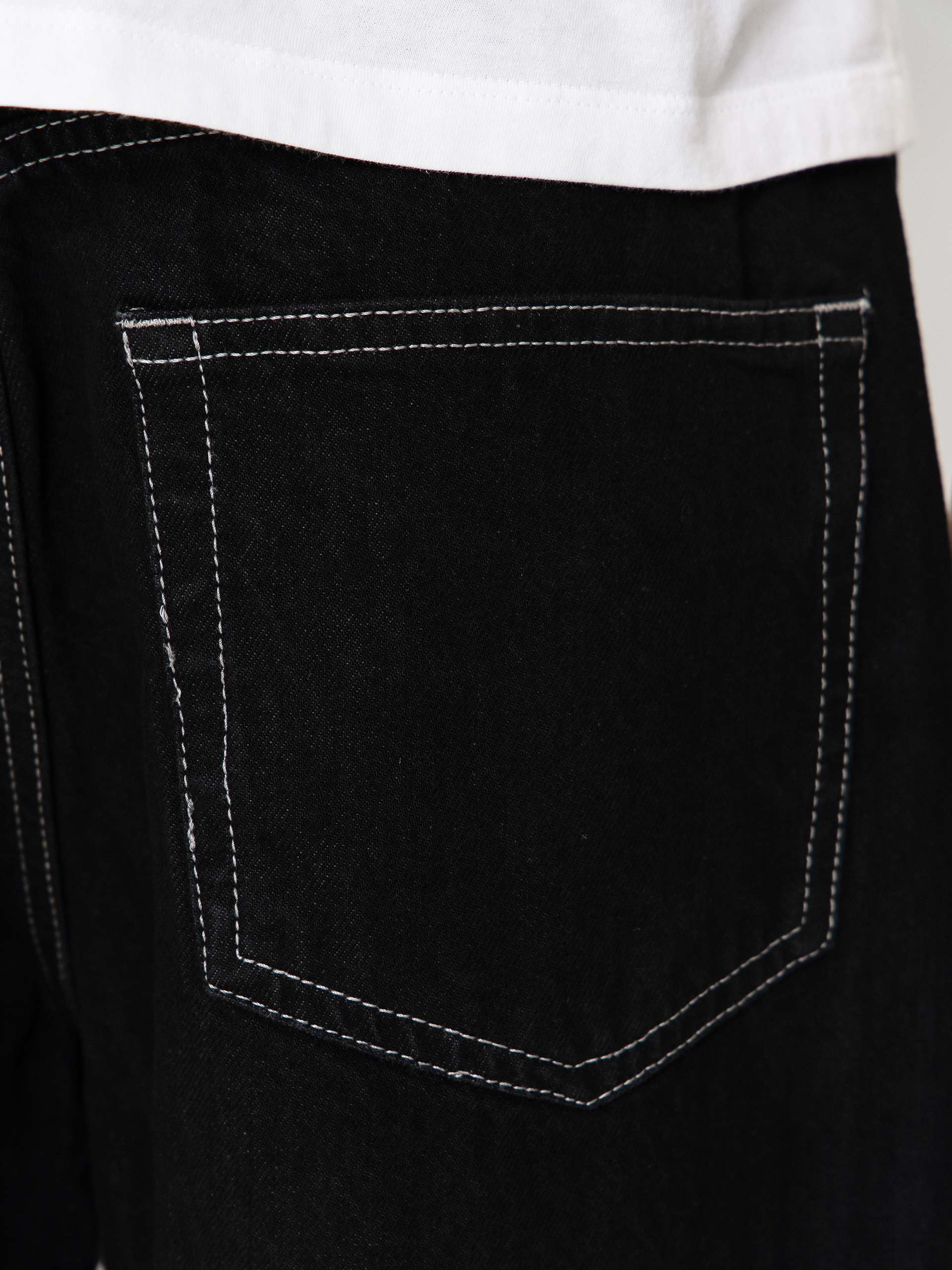 Nohavice DC Baggy Denim (black tint)