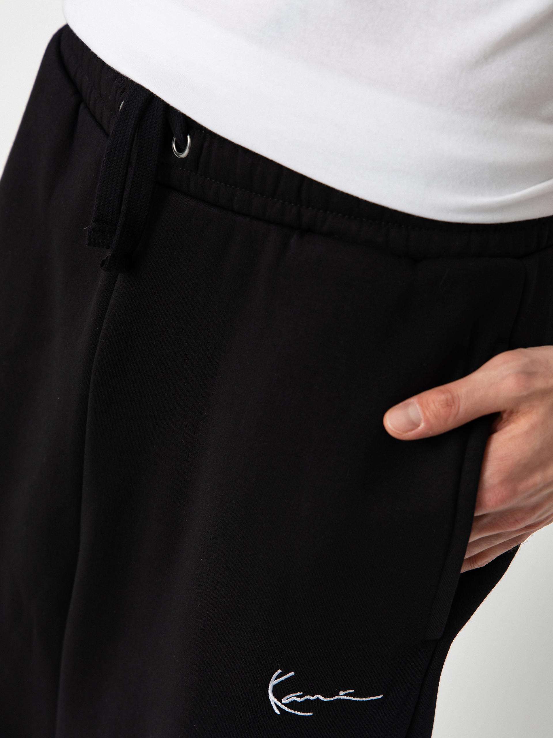 Nohavice Karl Kani Small Signature Essential Regular (black)