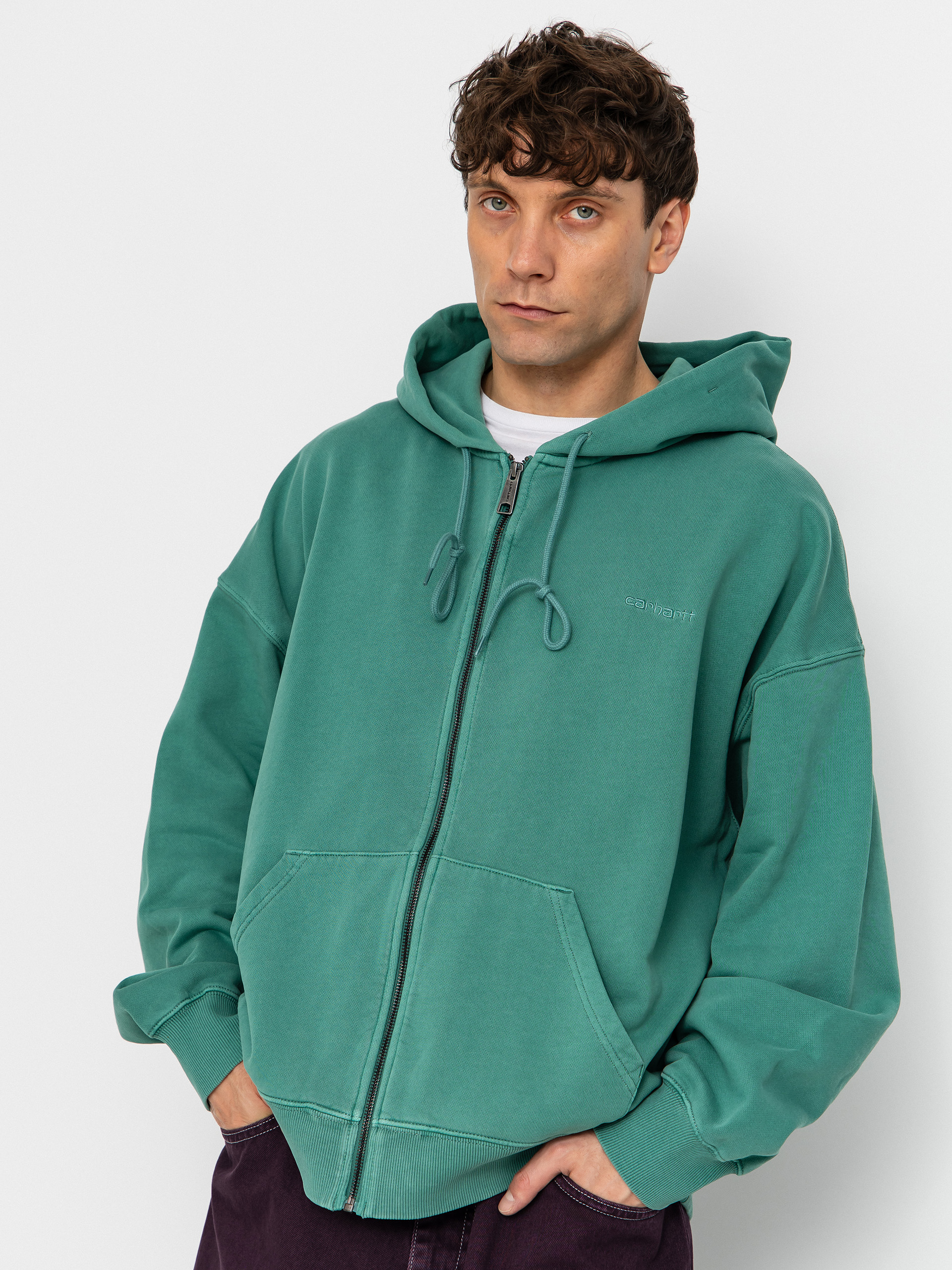 Mikina s kapucňou Carhartt WIP Benton ZHD