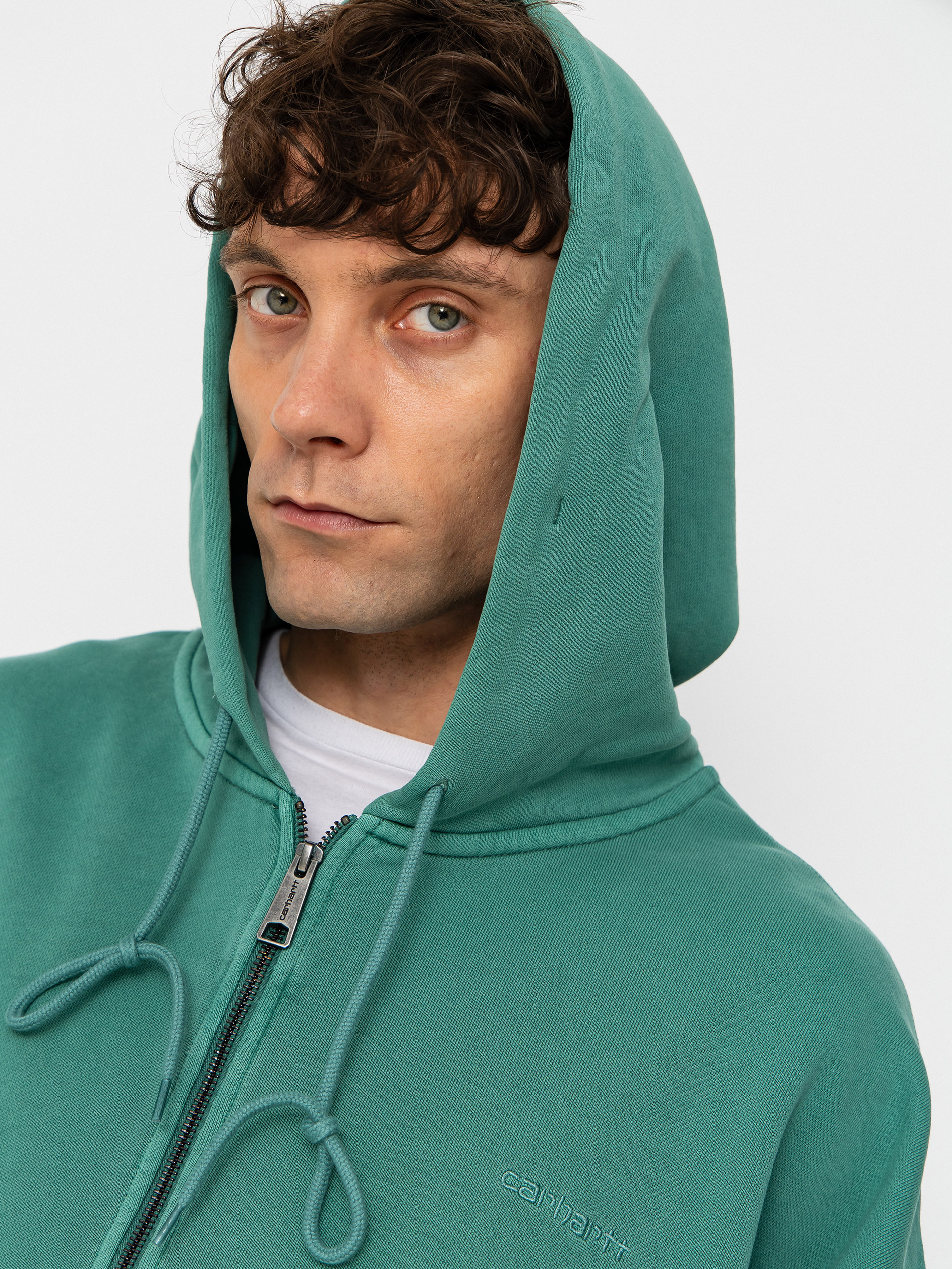 Mikina s kapucňou Carhartt WIP Benton ZHD (lily)