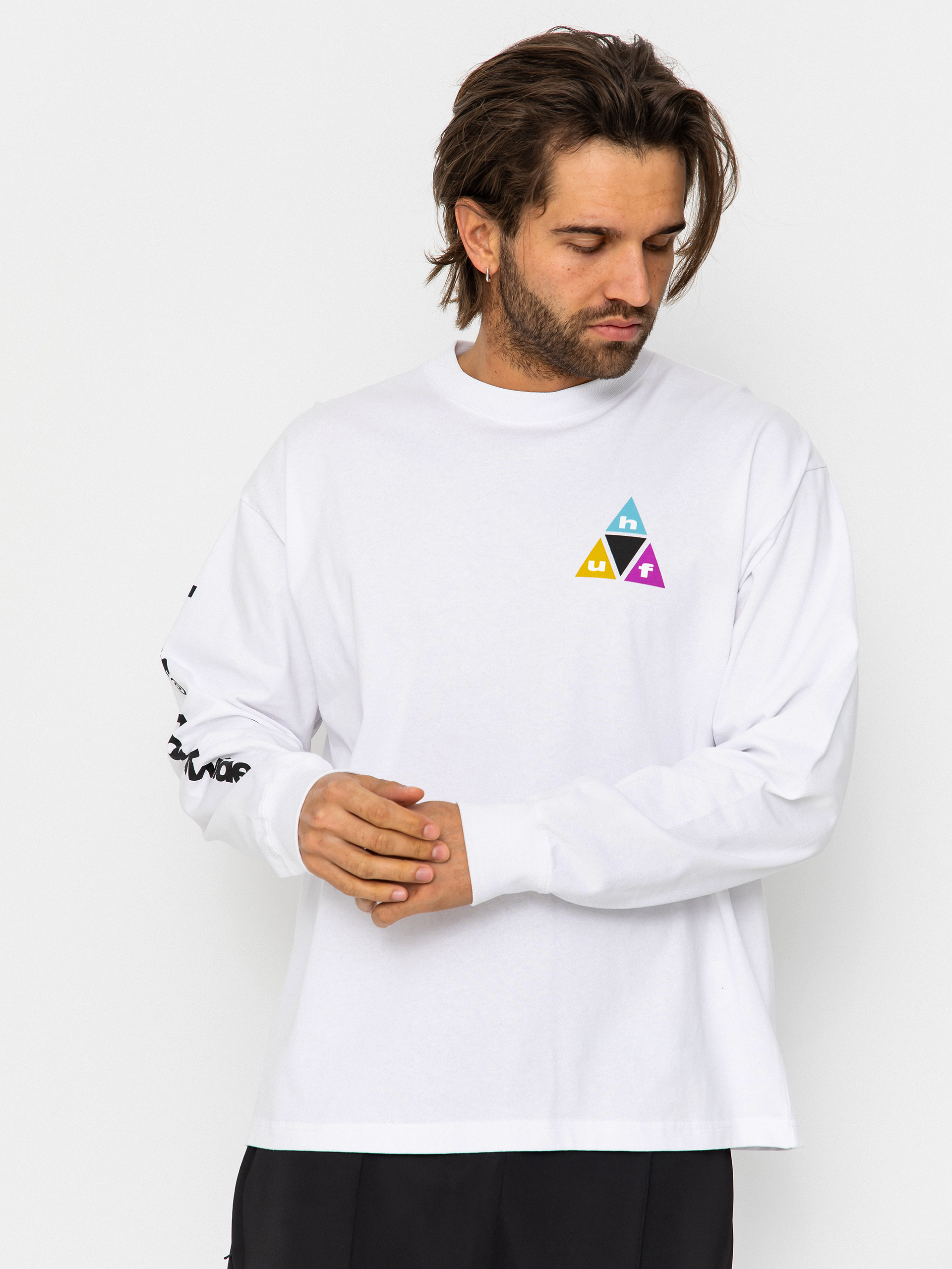 Triko HUF Prism Tt (white)