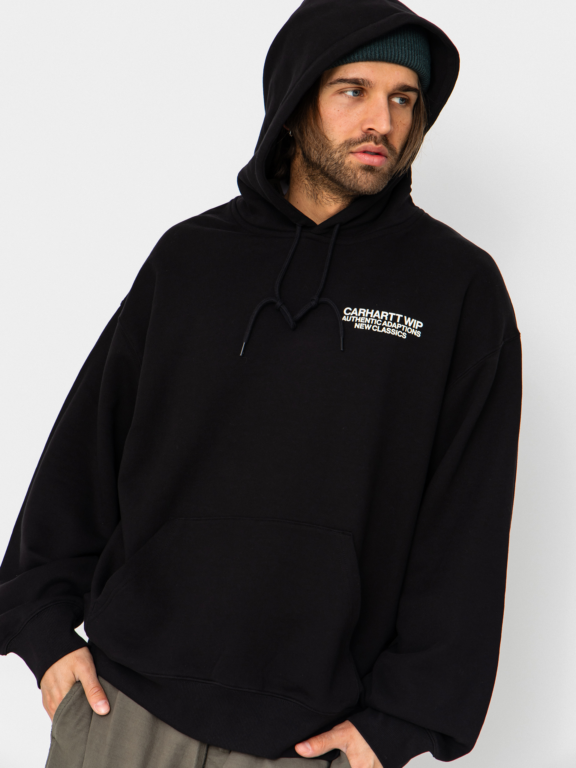 Mikina s kapucňou Carhartt WIP Sean Hamilton HD (black)