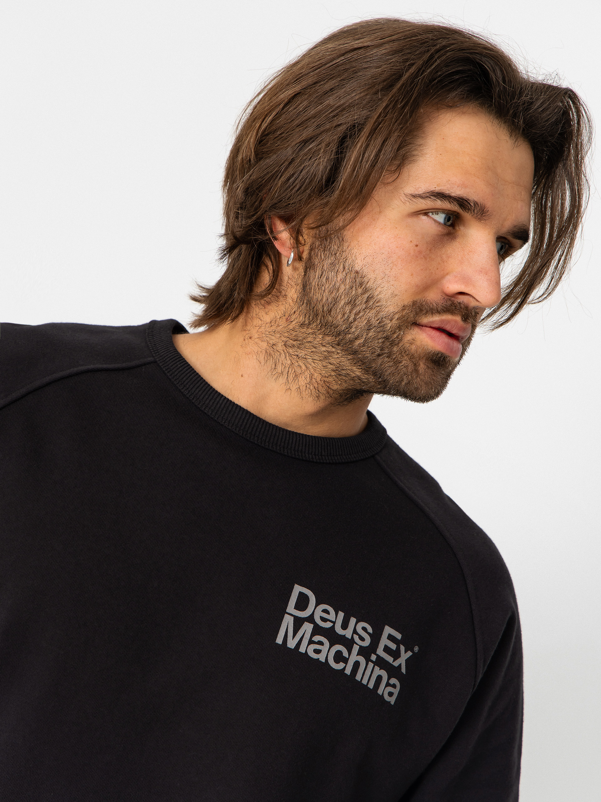 Mikina Deus Ex Machina Plenty Good Crew (black)