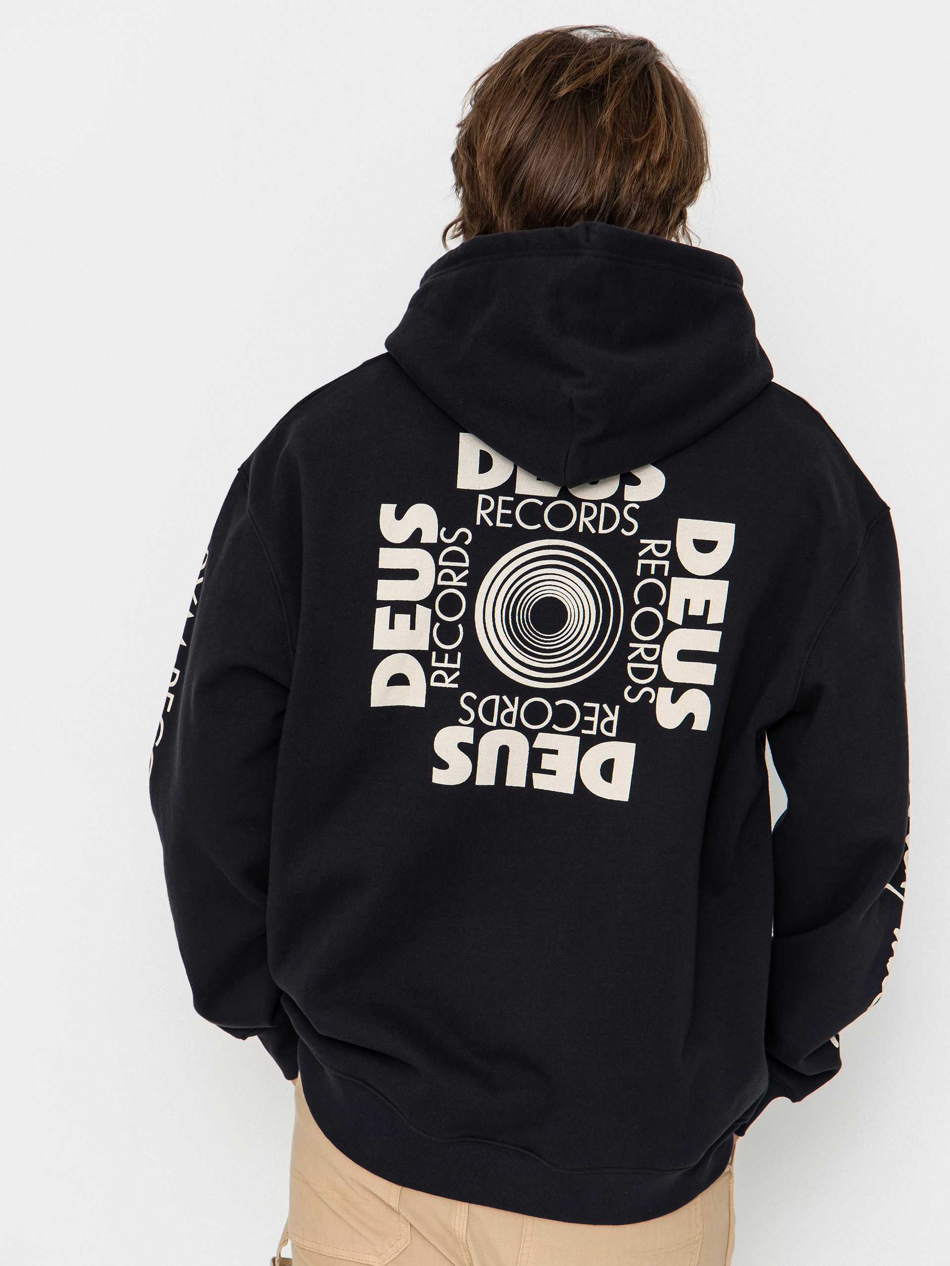Mikina s kapucňou Deus Ex Machina Defacto HD (black)