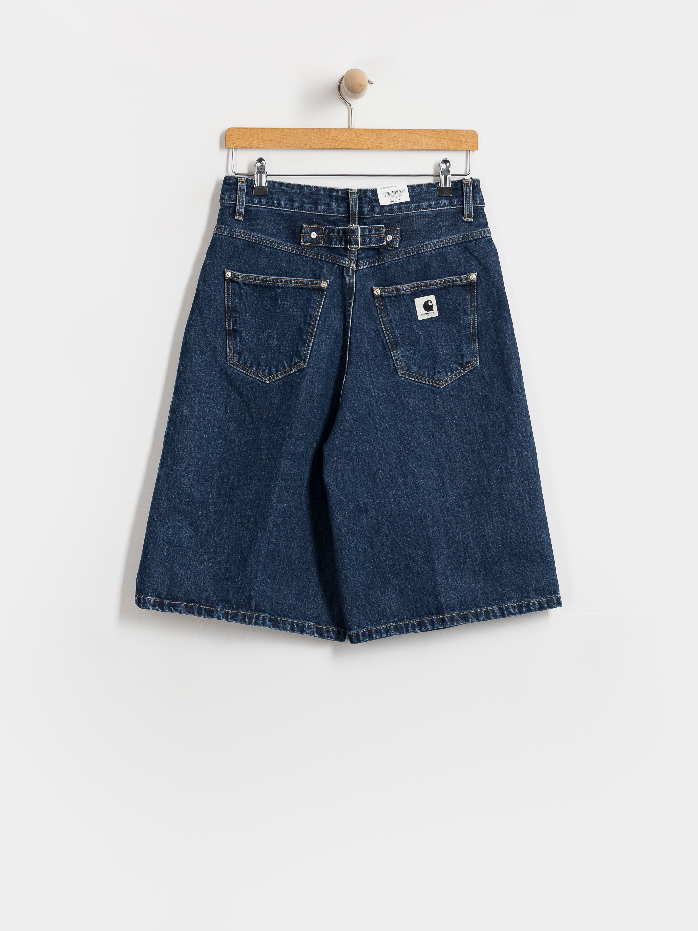 Kraťasy Carhartt WIP Belmont Wmn (blue stone washed)