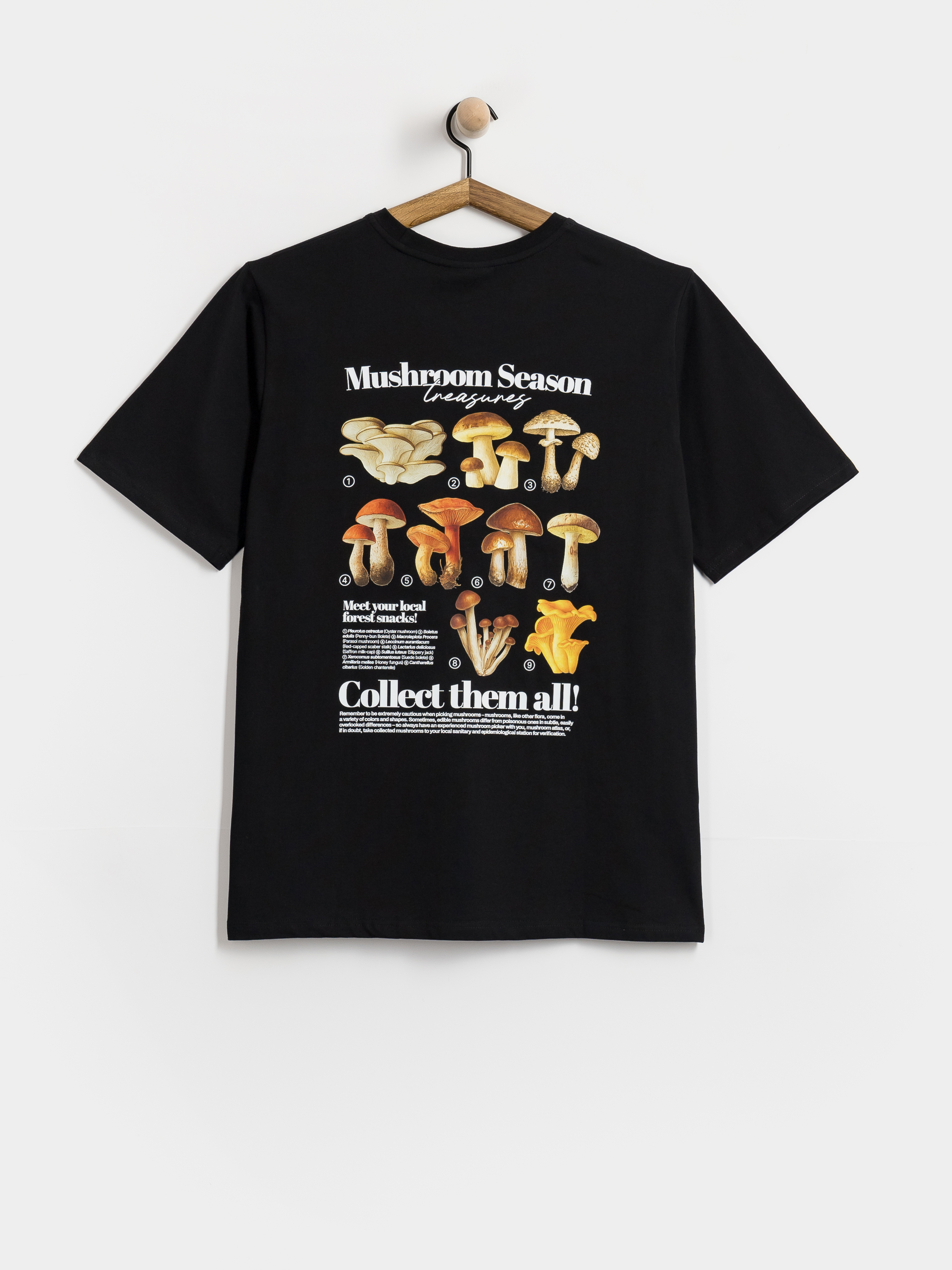 Tričko Palto Mushroom Hunter (black)