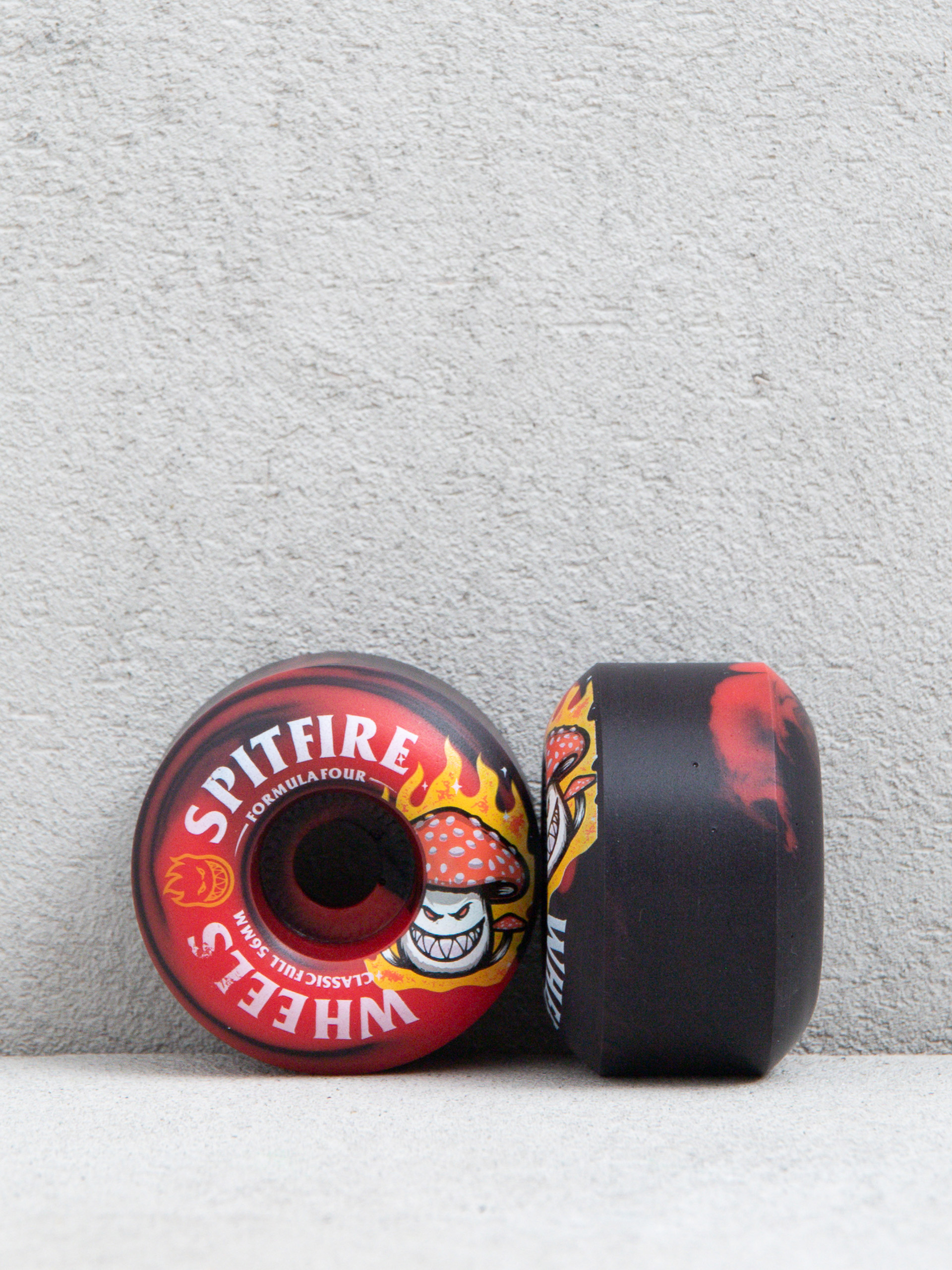 Kolieska Spitfire F4 99D Shroom Bighead Classic Full (blk/red swirl)