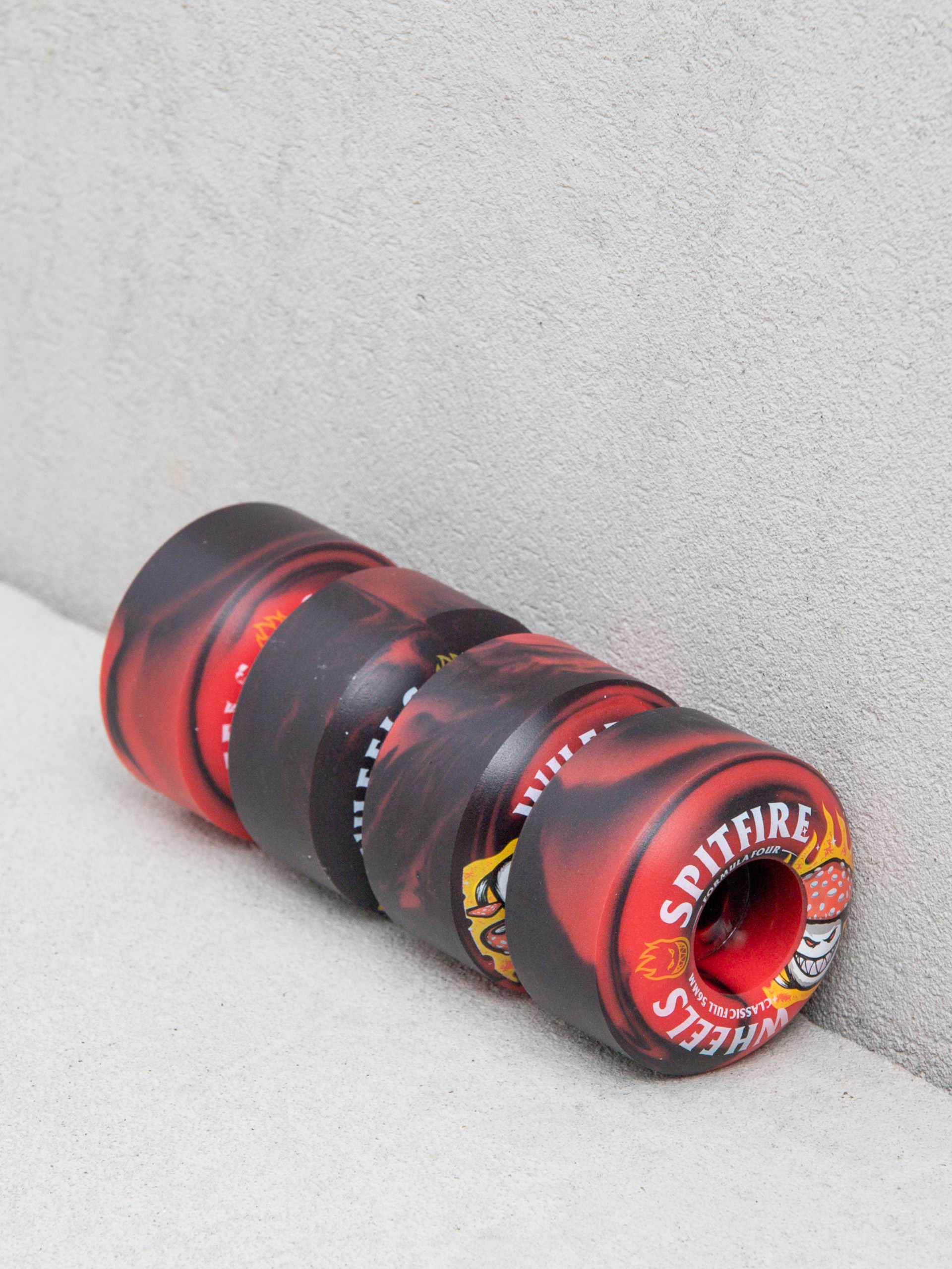 Kolieska Spitfire F4 99D Shroom Bighead Classic Full (blk/red swirl)