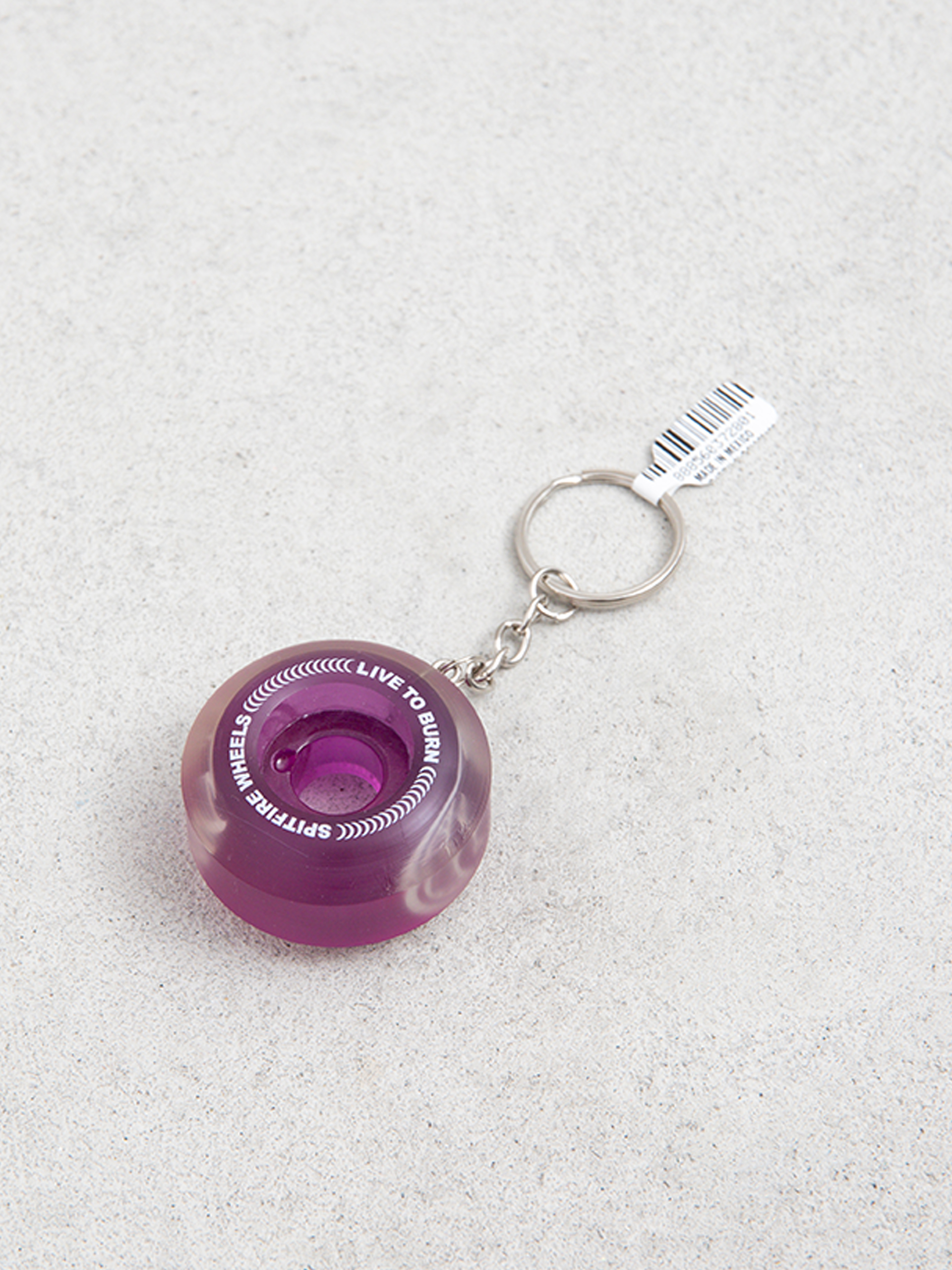 Kľúčenka Spitfire Wheel Keychain (transparent purple)