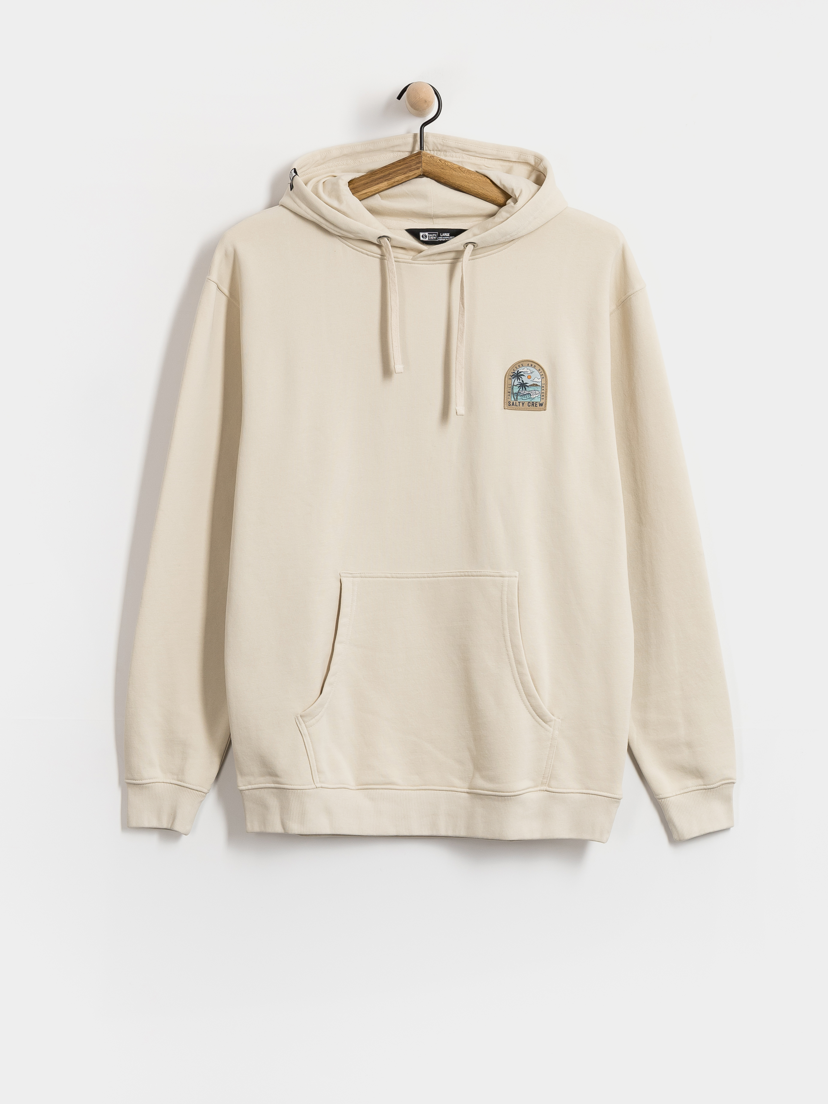 Mikina s kapucňou Salty Crew Crafted Pigment HD (moonbeam)