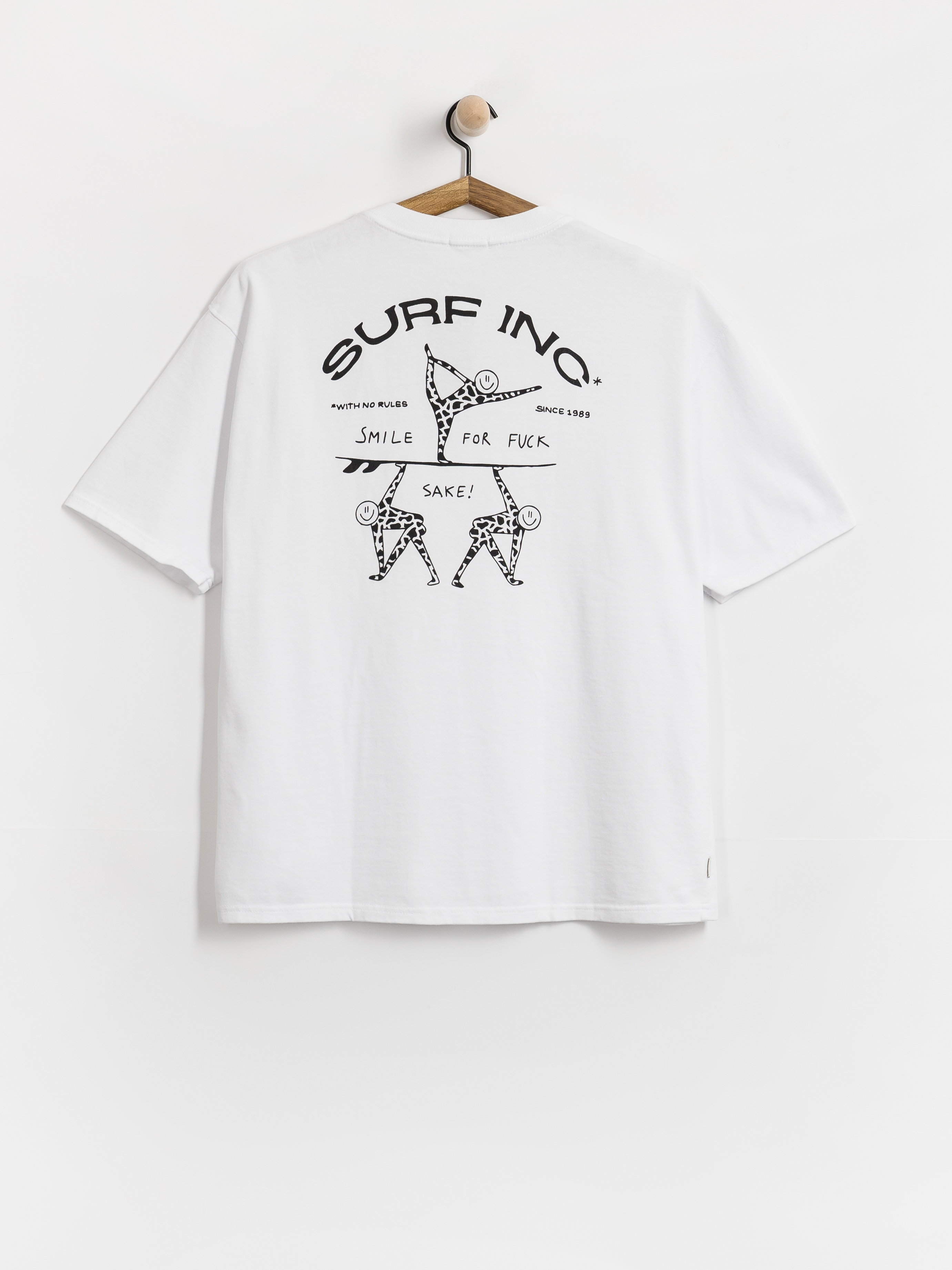 Tričko Surf Inc No Rules (paper white)
