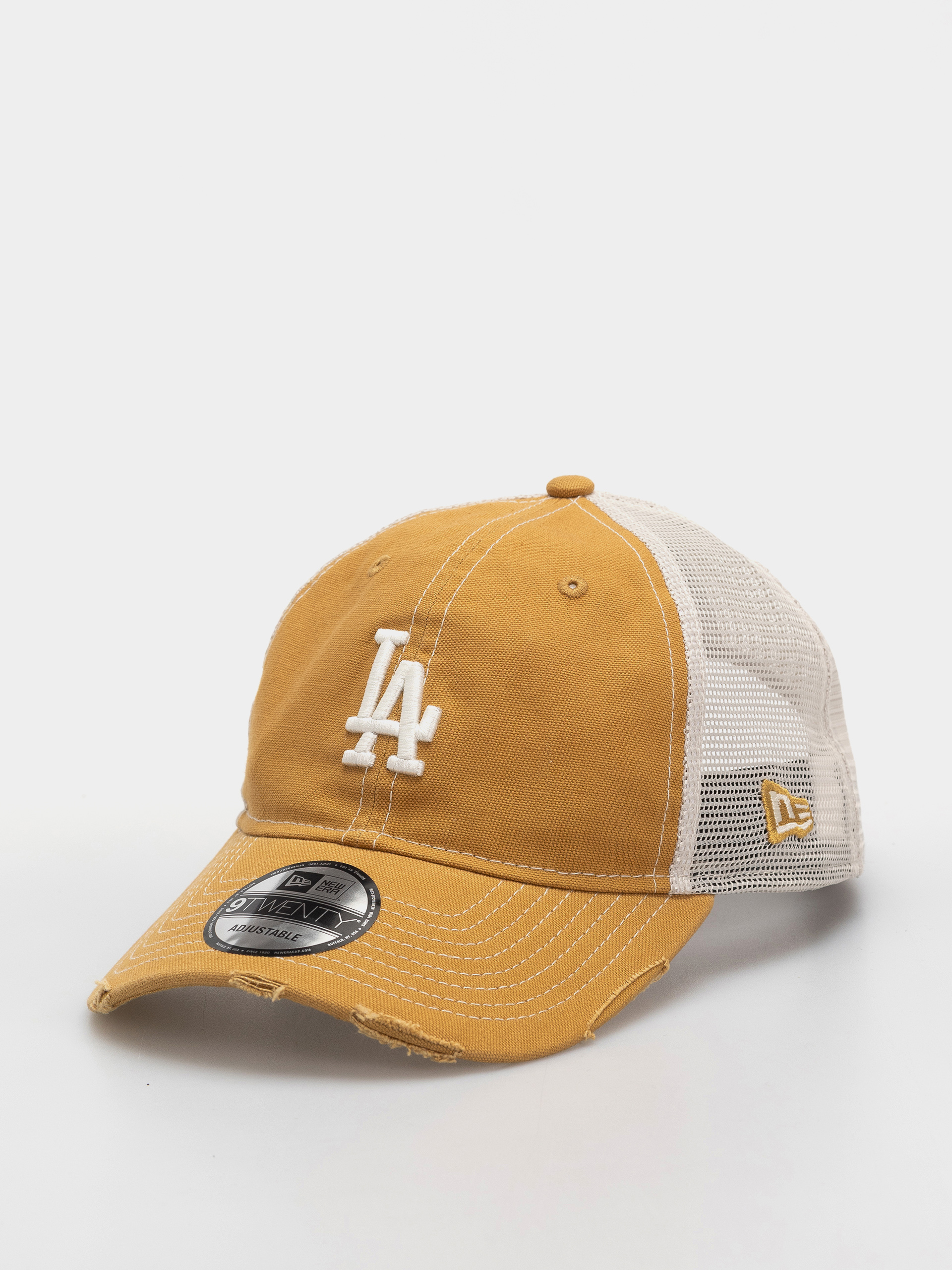 Šiltovka New Era Cotton Canv 9Twenty Trucker Los Angeles Dodgers (dark ochre)