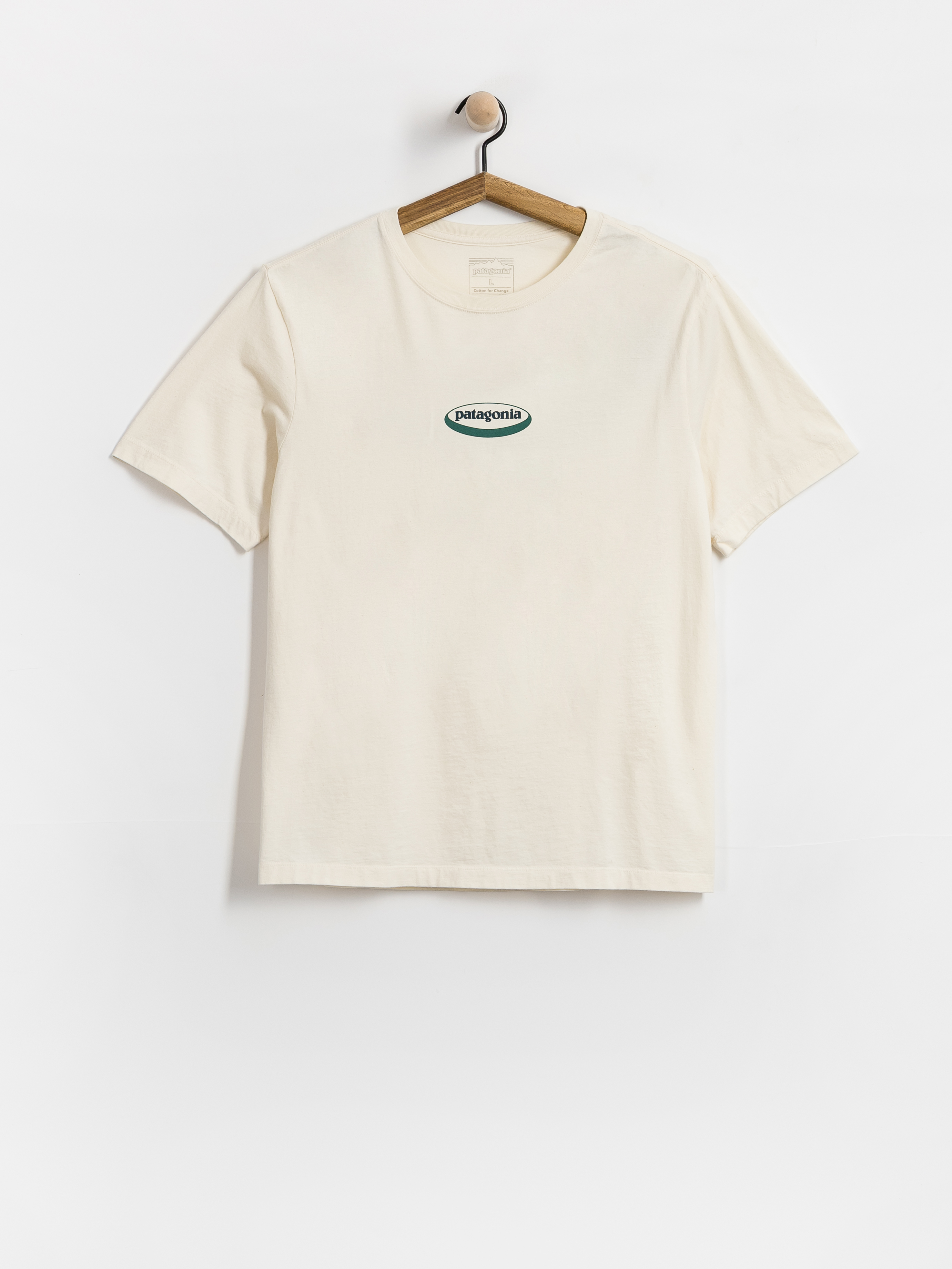 Tričko Patagonia 95 Oval Logo (undyed natural)