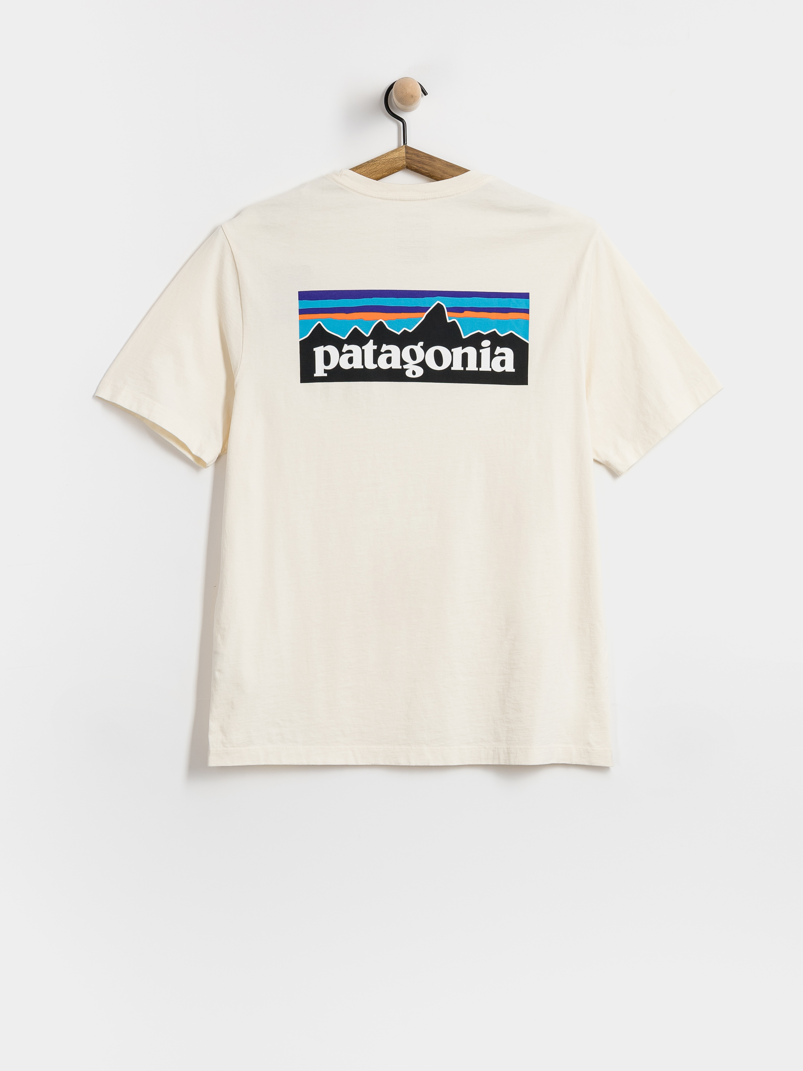 Tričko Patagonia P 6 Logo (undyed natural)