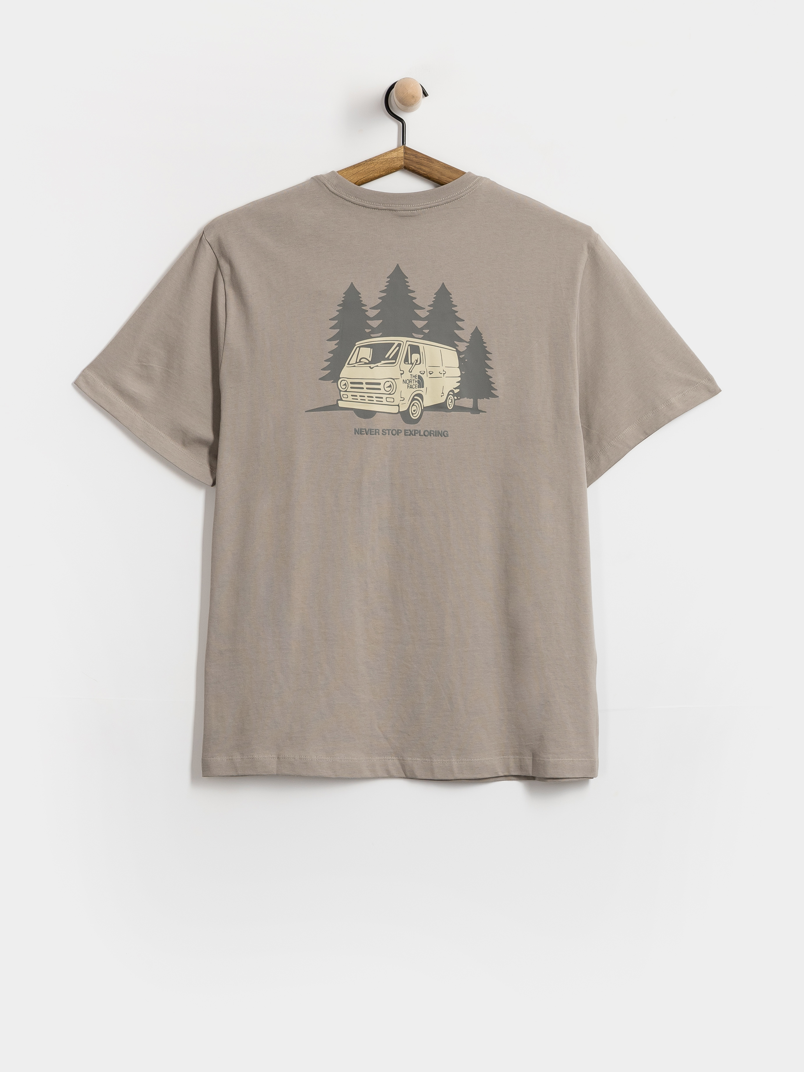 Tričko The North Face Van Life Relaxed (stone slab)