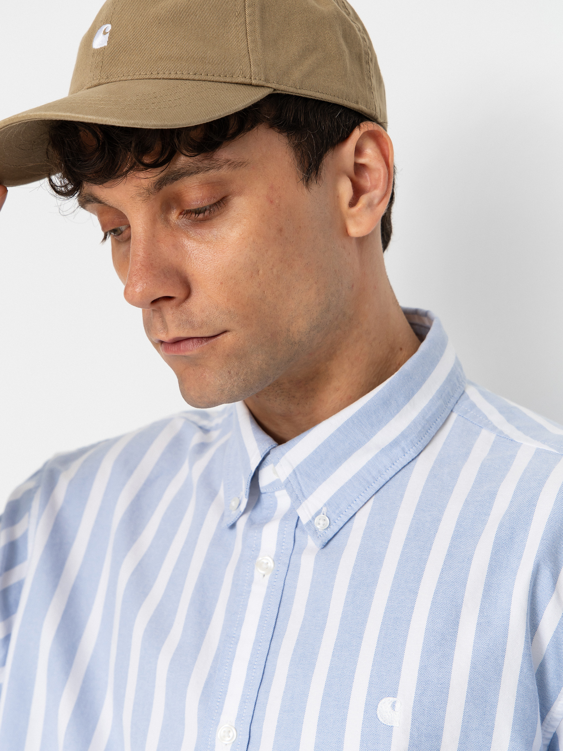 Košeľa Carhartt WIP Deven (deven stripe/bleach/white)