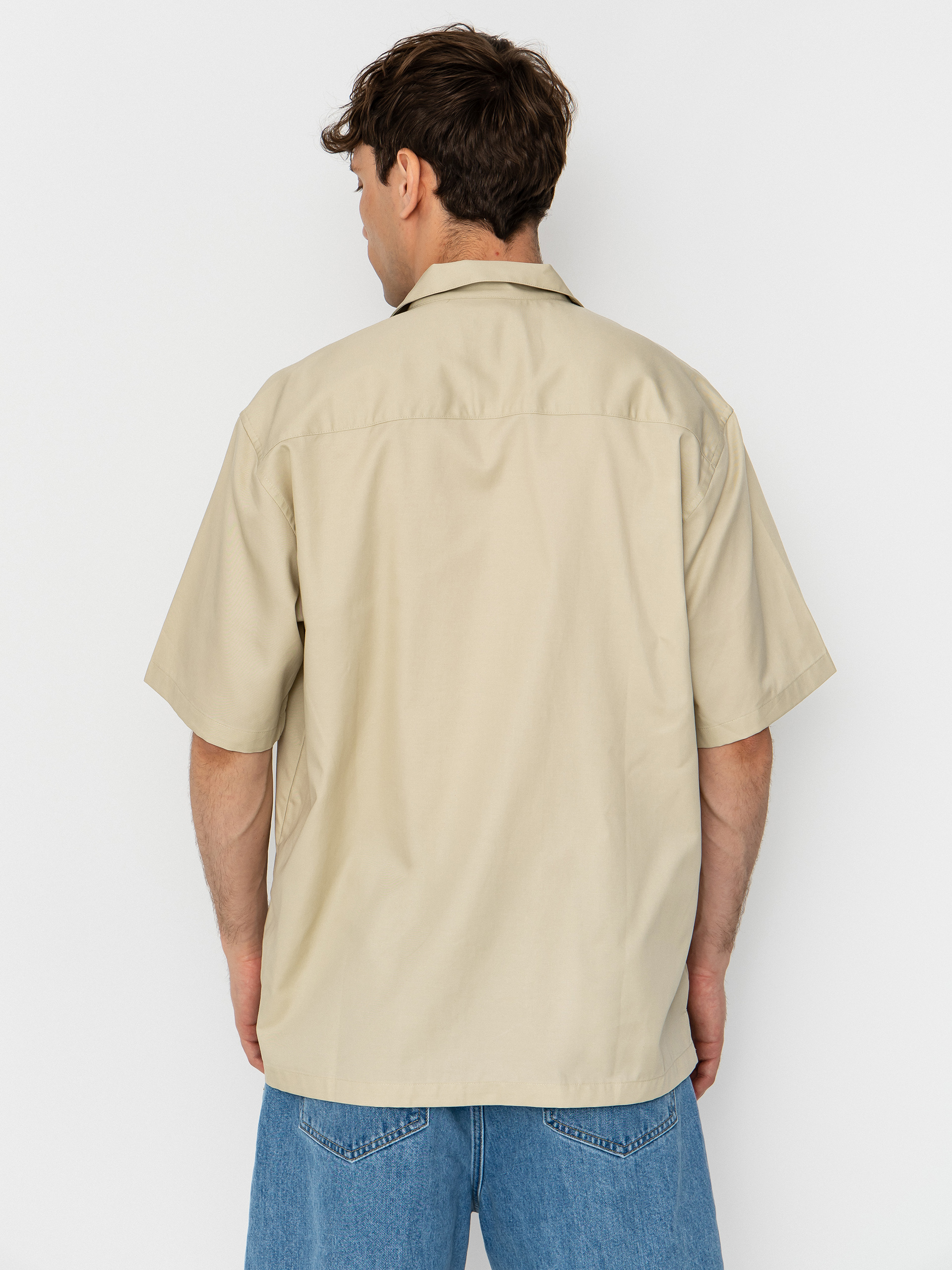 Košeľa Carhartt WIP Delray (stone/white)