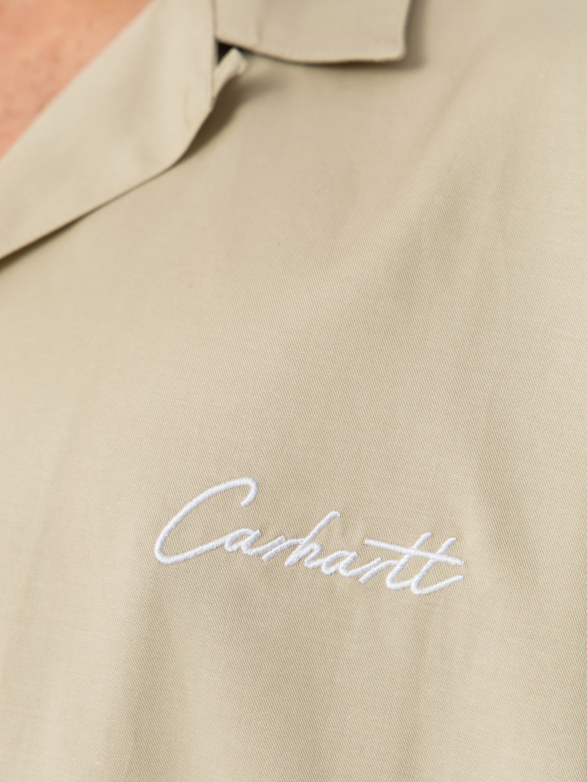Košeľa Carhartt WIP Delray (stone/white)