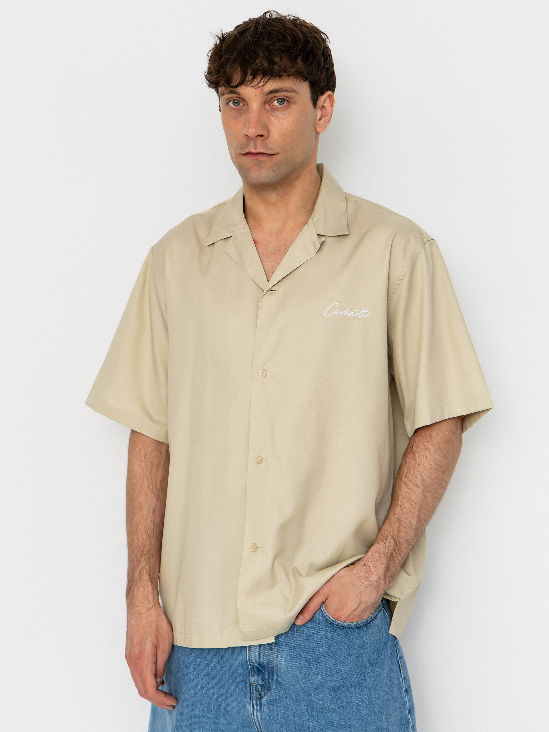Kou0161eu013ea Carhartt WIP Delray (stone/white)