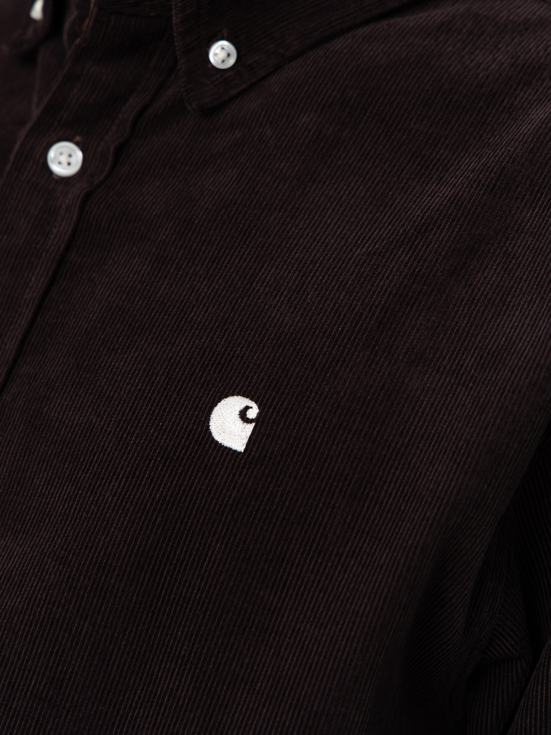 Košeľa Carhartt WIP Madison Fine Cord (shale/wax)