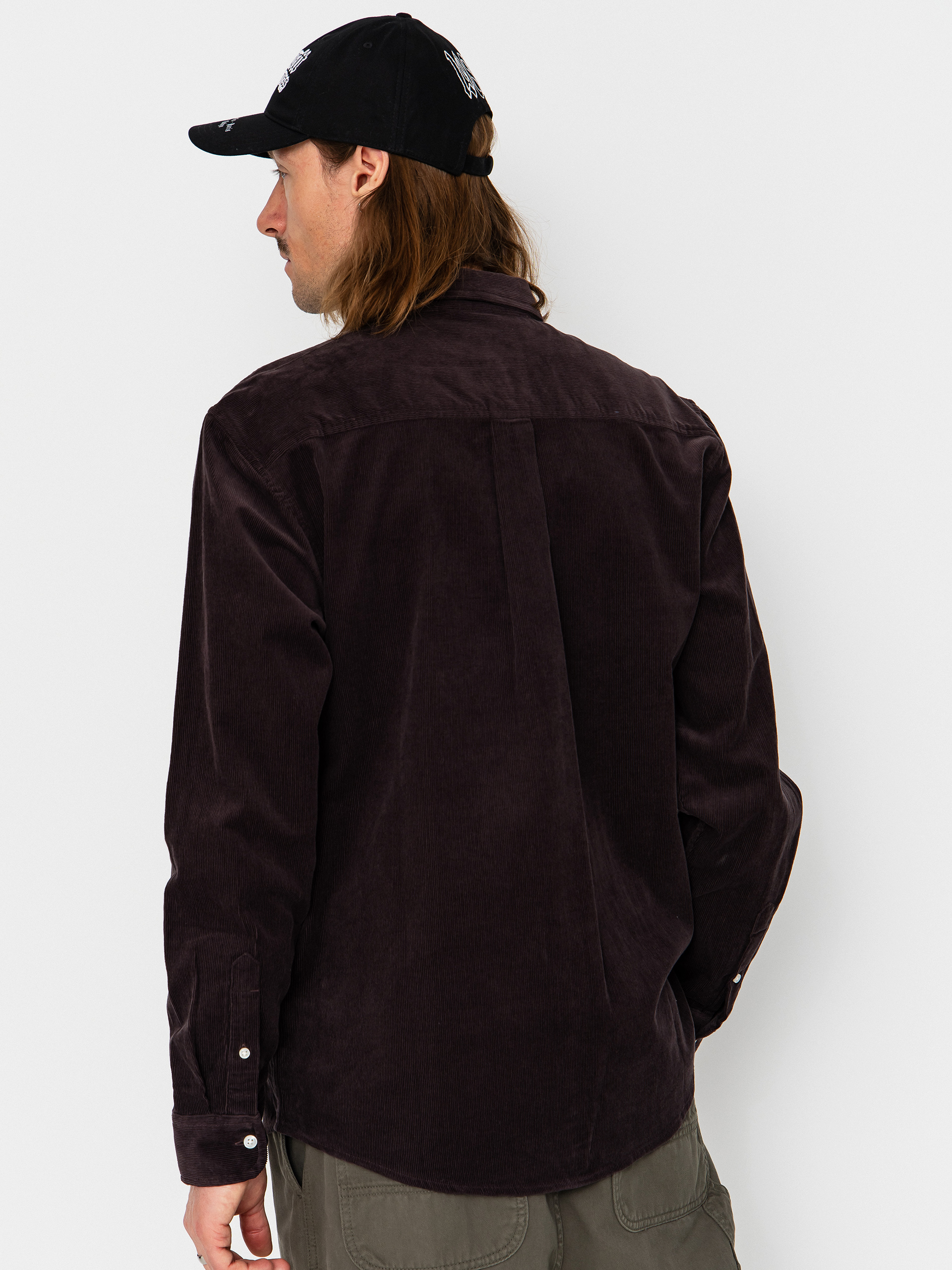 Košeľa Carhartt WIP Madison Fine Cord (shale/wax)