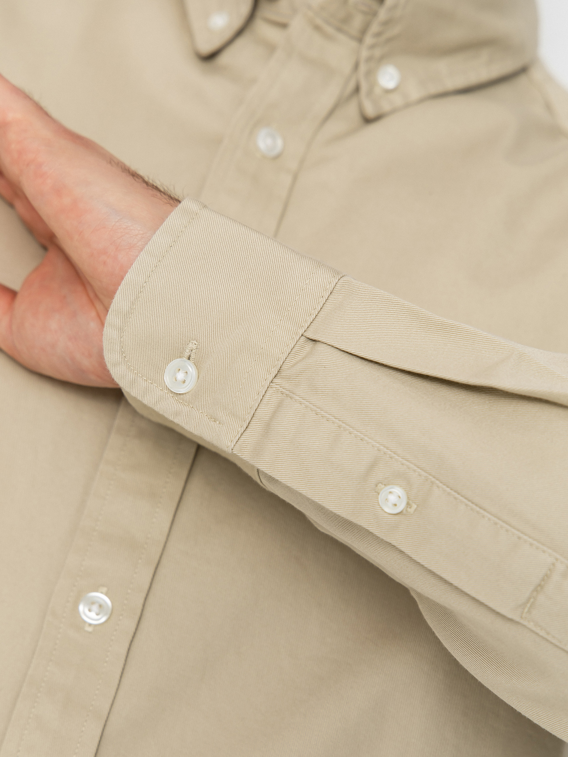Košeľa Carhartt WIP Madison (stone/white)