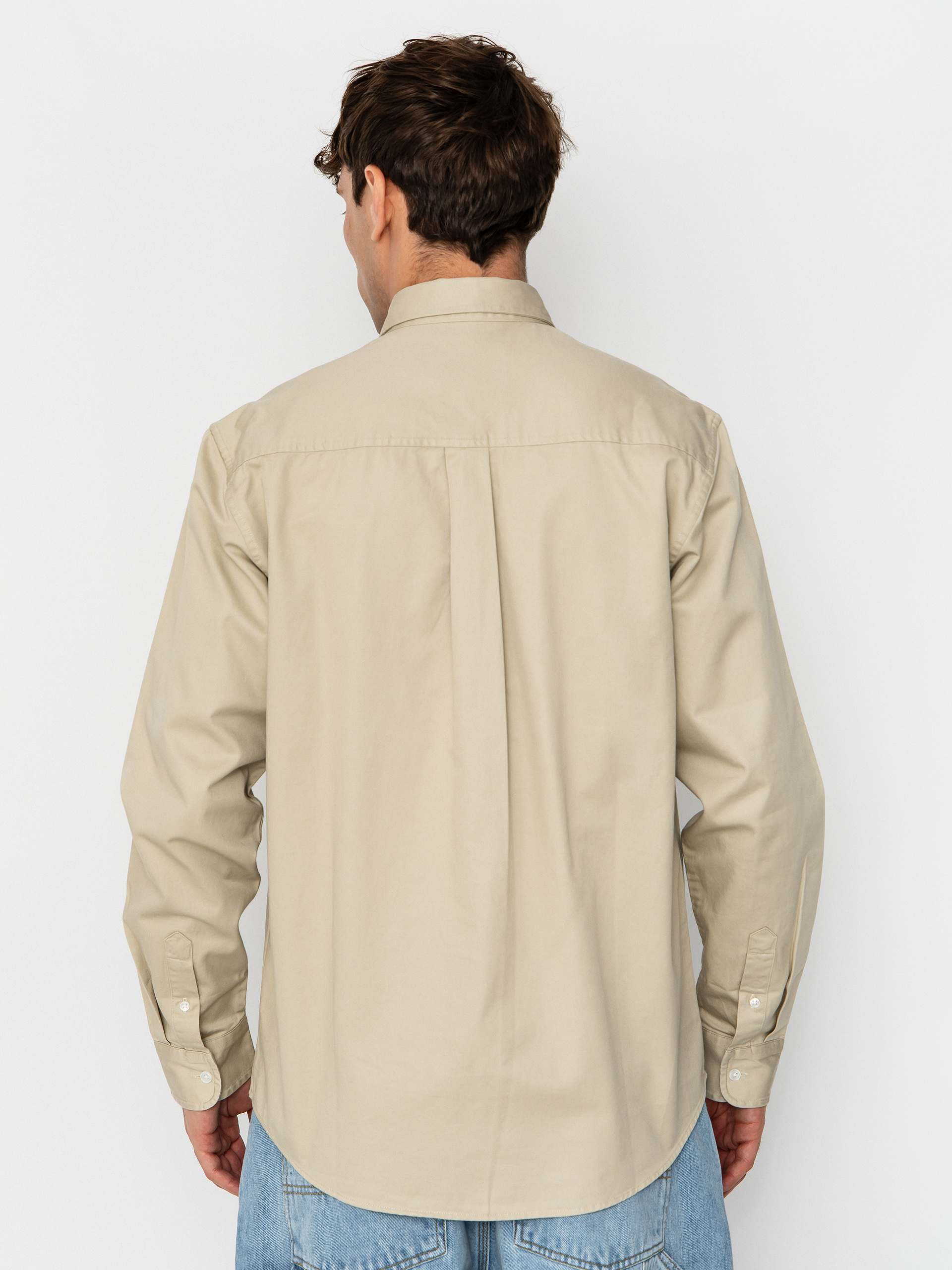 Košeľa Carhartt WIP Madison (stone/white)