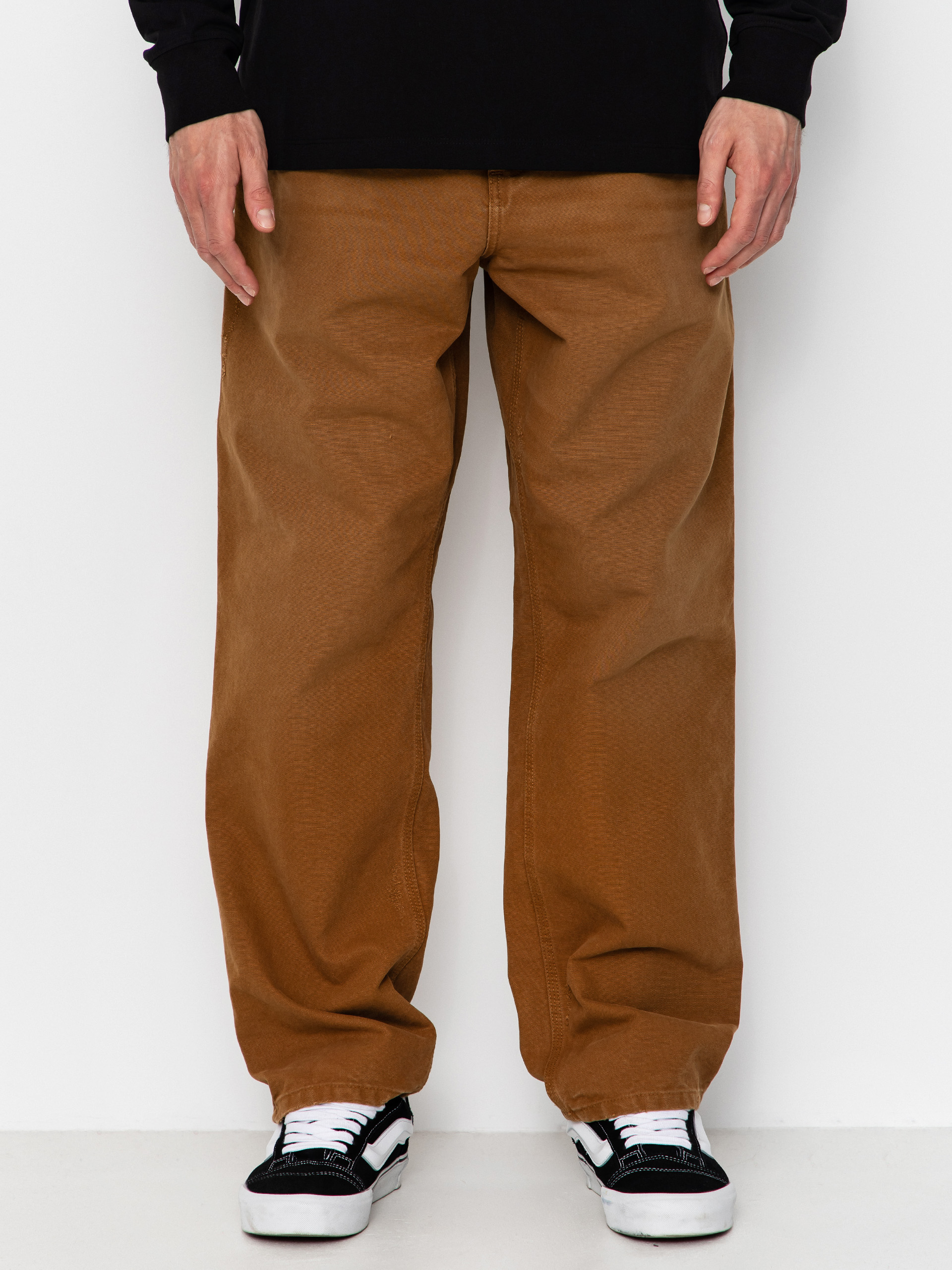 Nohavice Carhartt WIP Single Knee (hamilton brown)