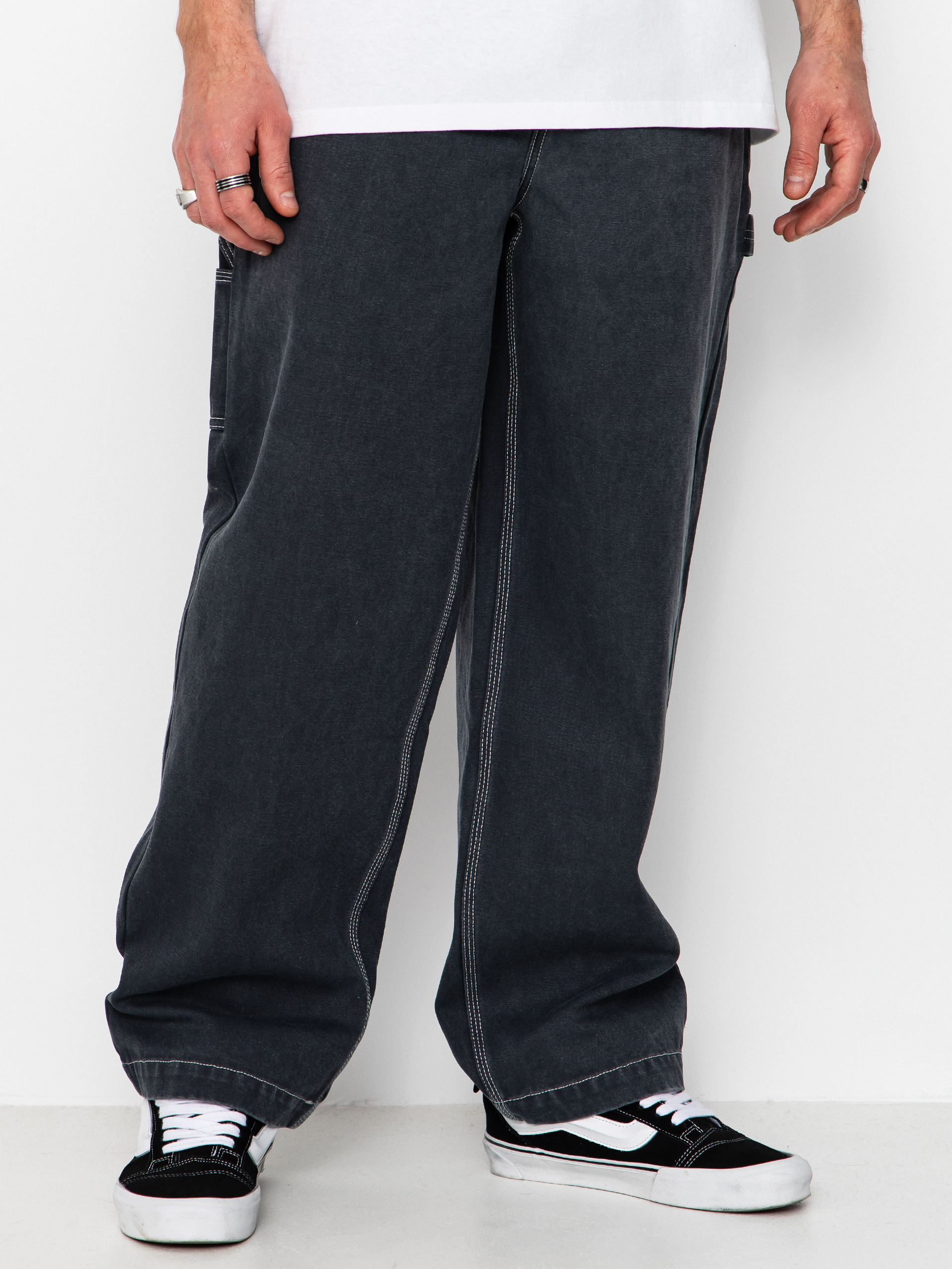 Nohavice Quiksilver Mercury Straight Out (black)