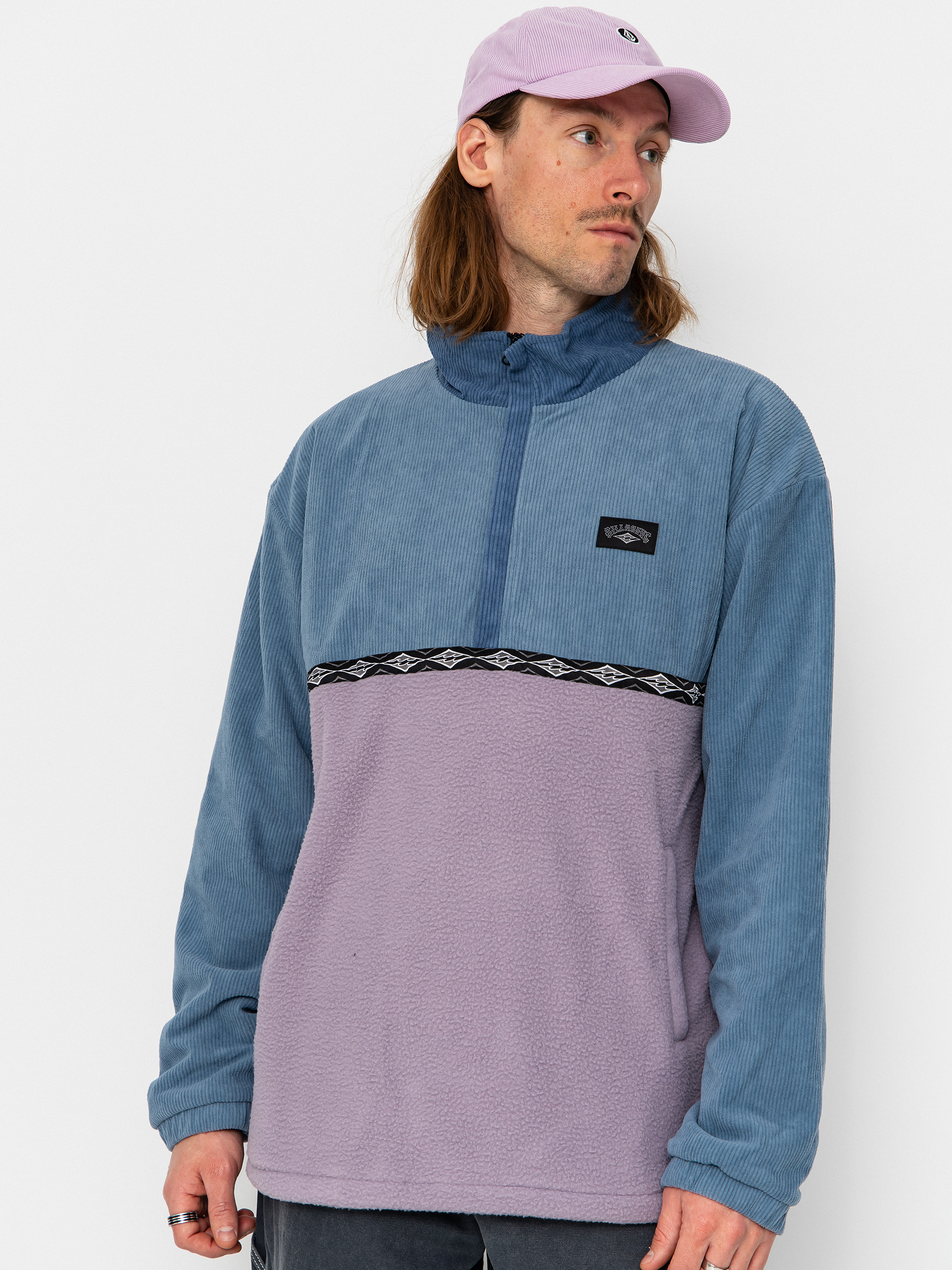 Mikina Billabong Space Lobster (washed blue)