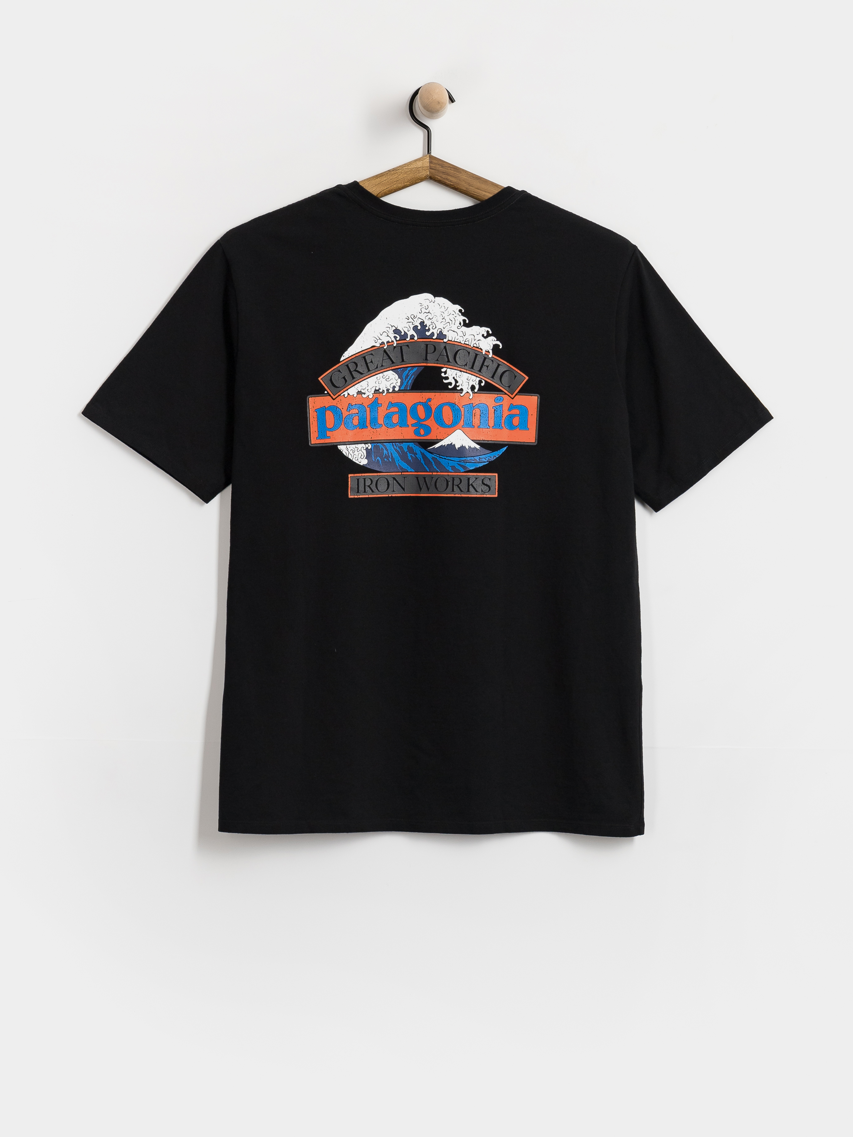Tričko Patagonia Great Waves (black)