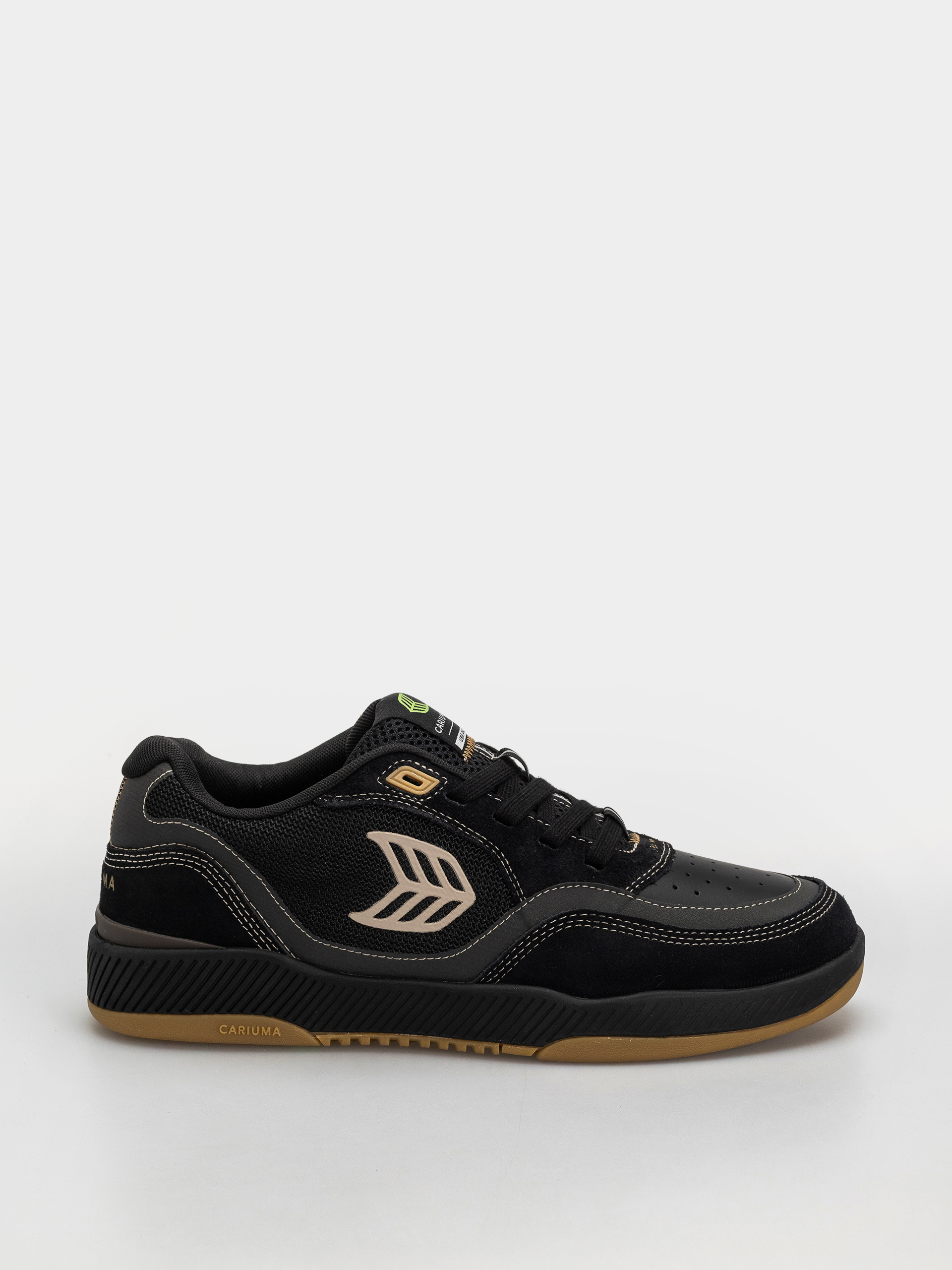 Topánky Cariuma Uba Pro (black suede and mesh silver cloud logo)
