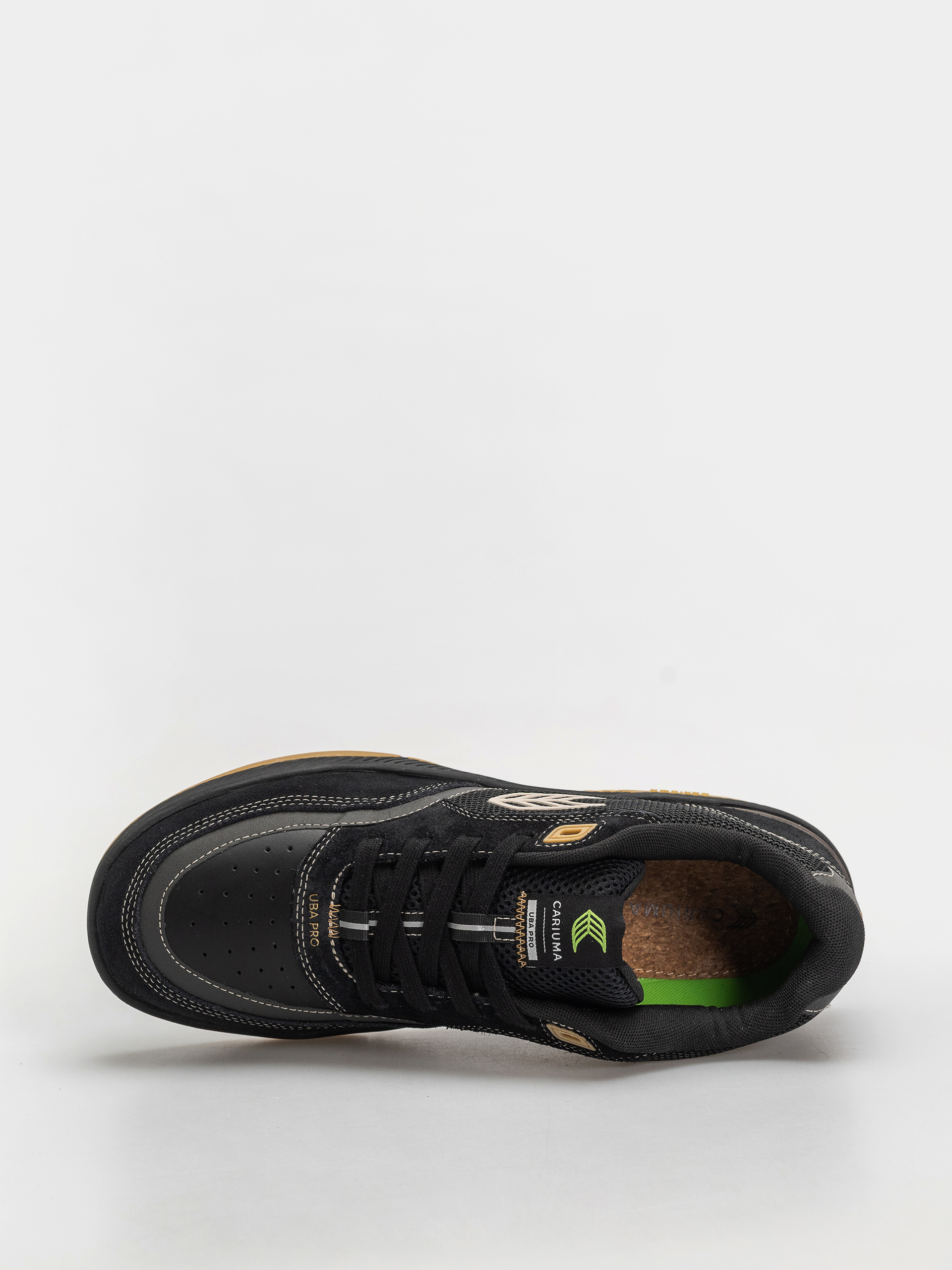 Topánky Cariuma Uba Pro (black suede and mesh silver cloud logo)