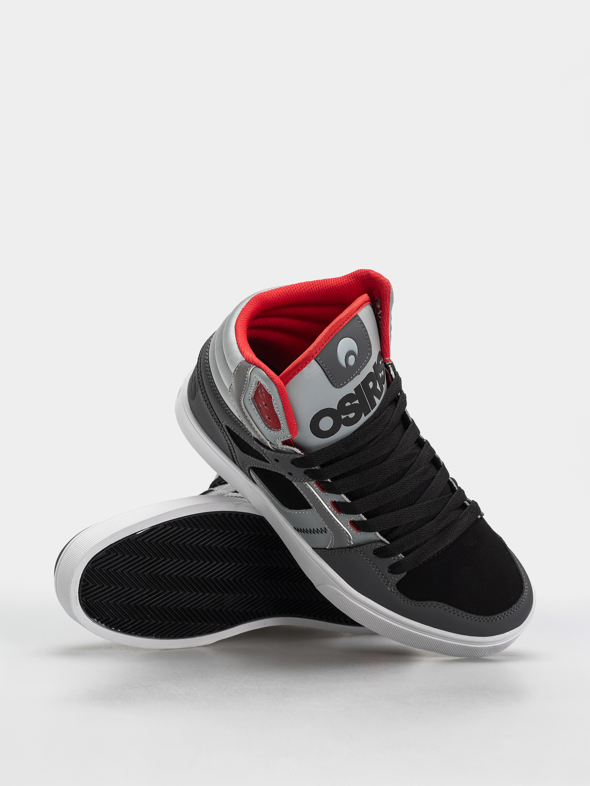 Topánky Osiris Clone (black/grey/red)